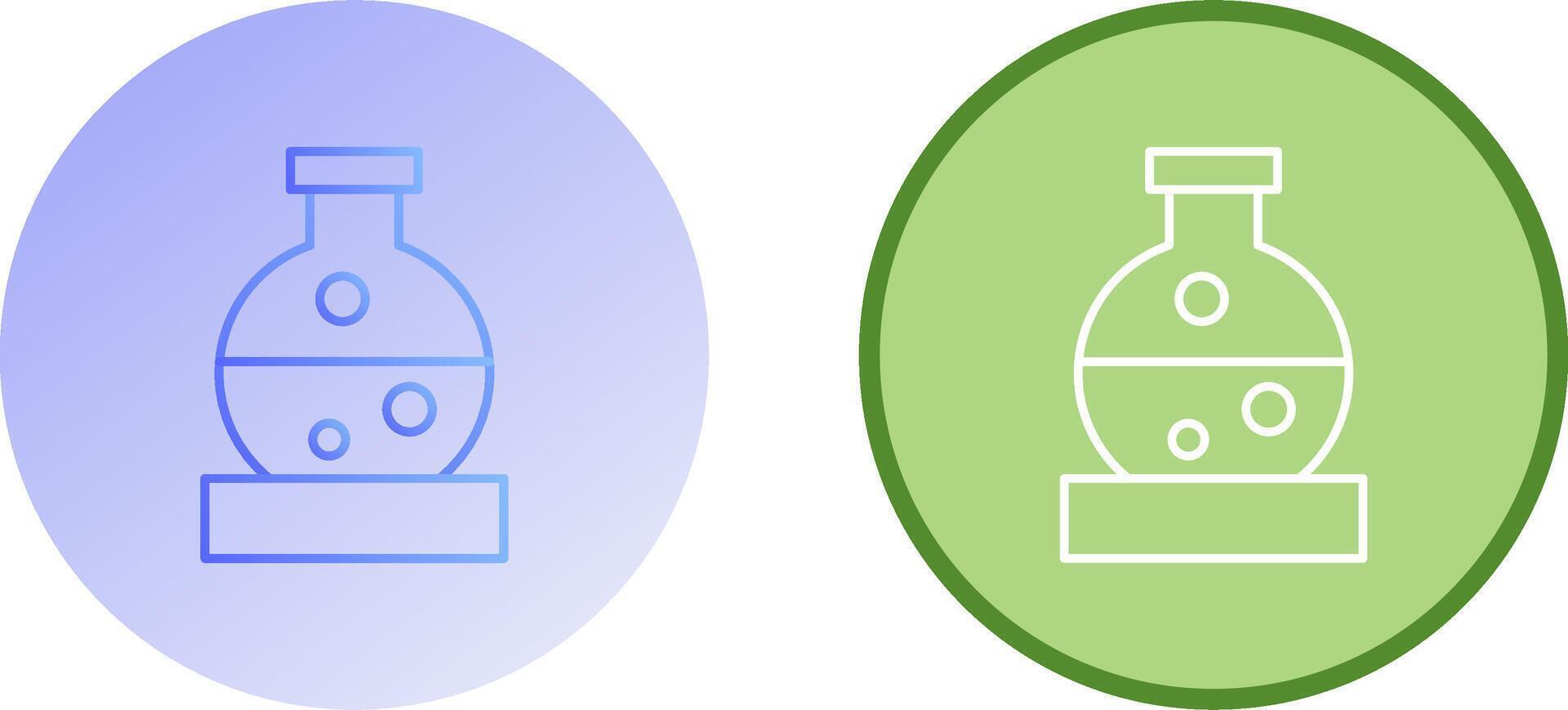 Flask Icon Design vector