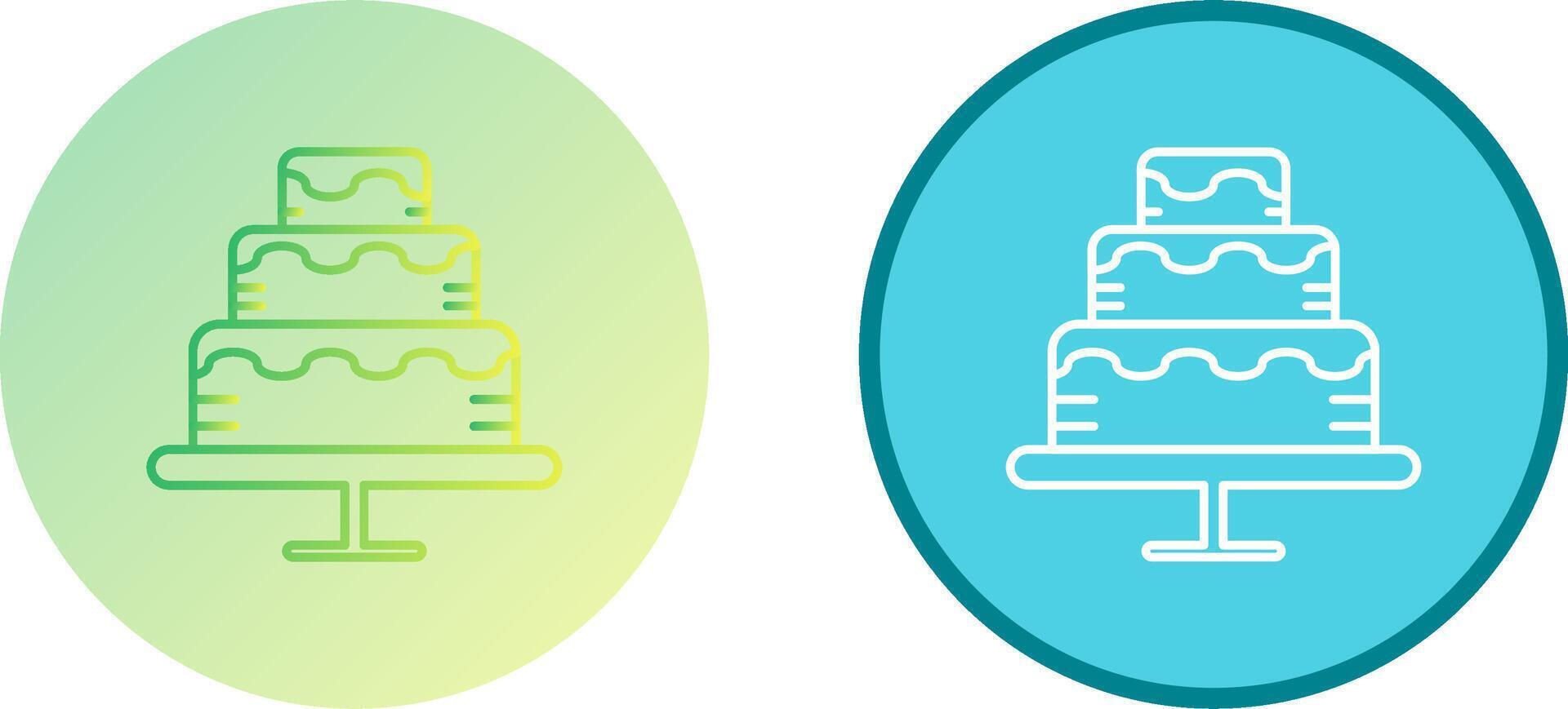 Cake Icon Design vector