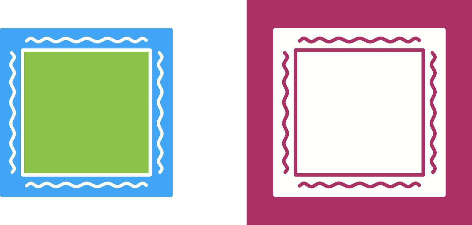 Unique Frame Icon Design vector
