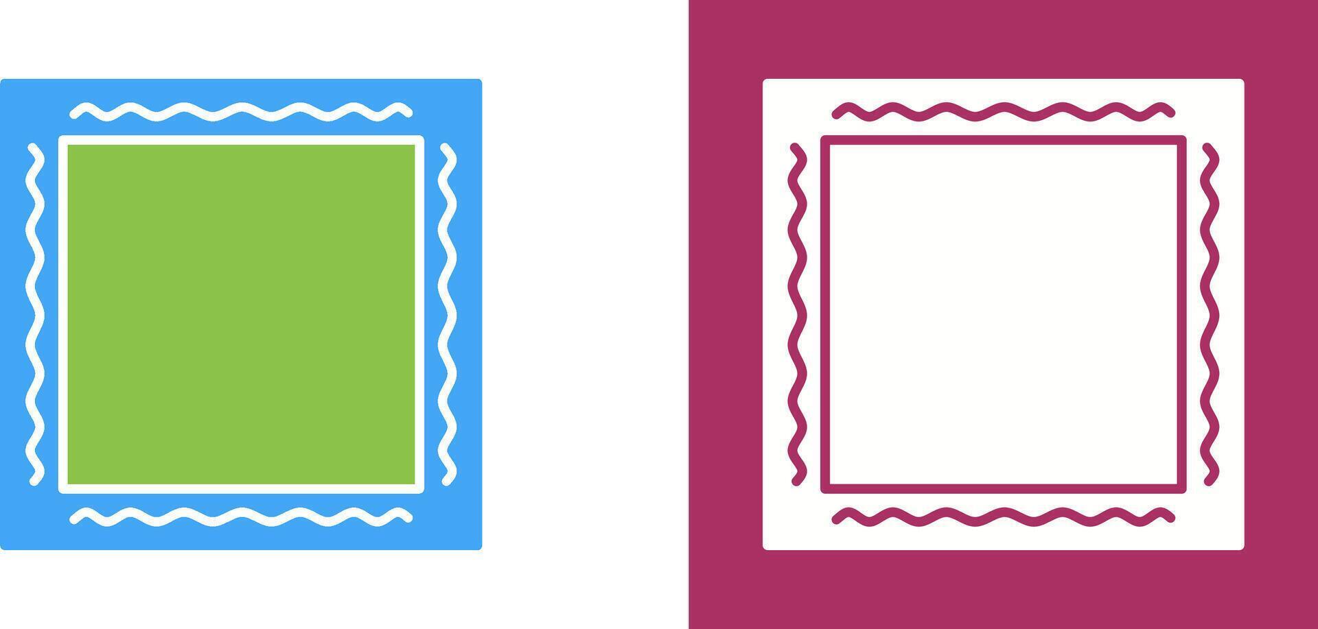 Unique Frame Icon Design vector