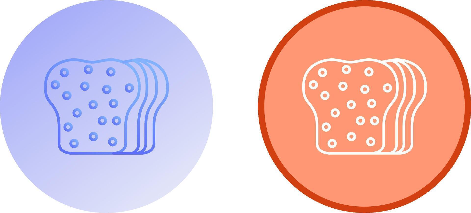 Bread Icon Design vector