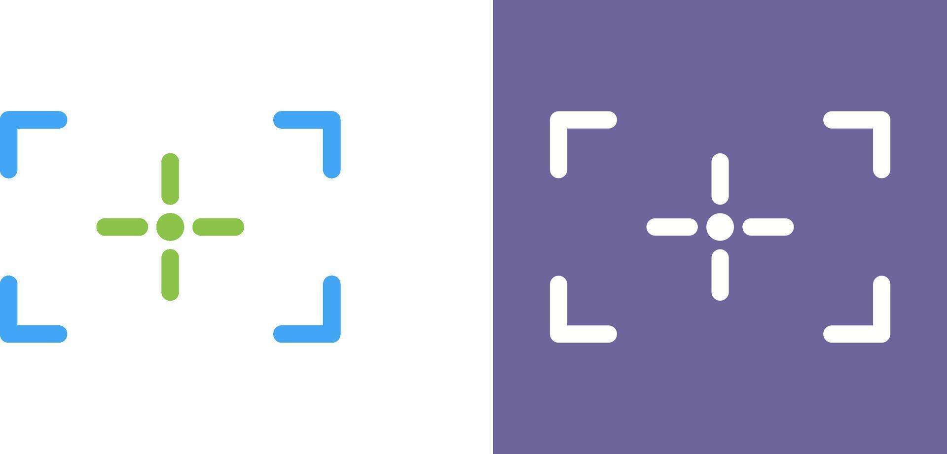 Unique Focus Icon Design vector