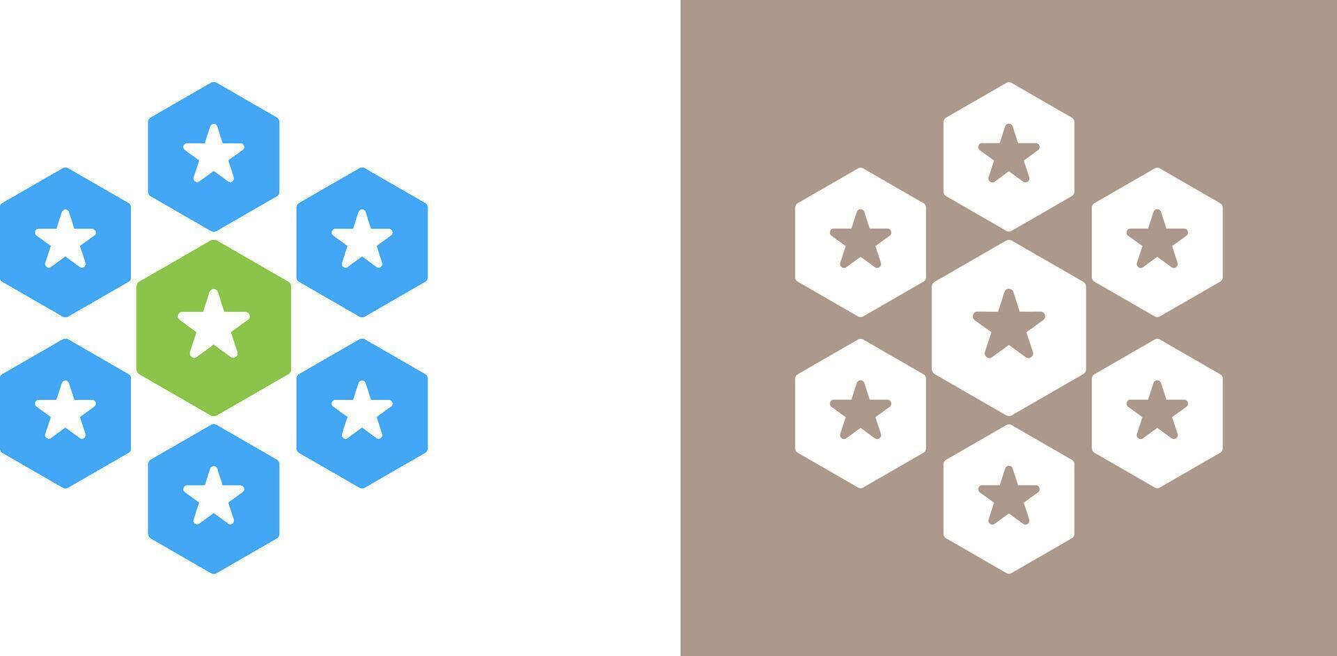 Unique Reputation Management Icon Design vector