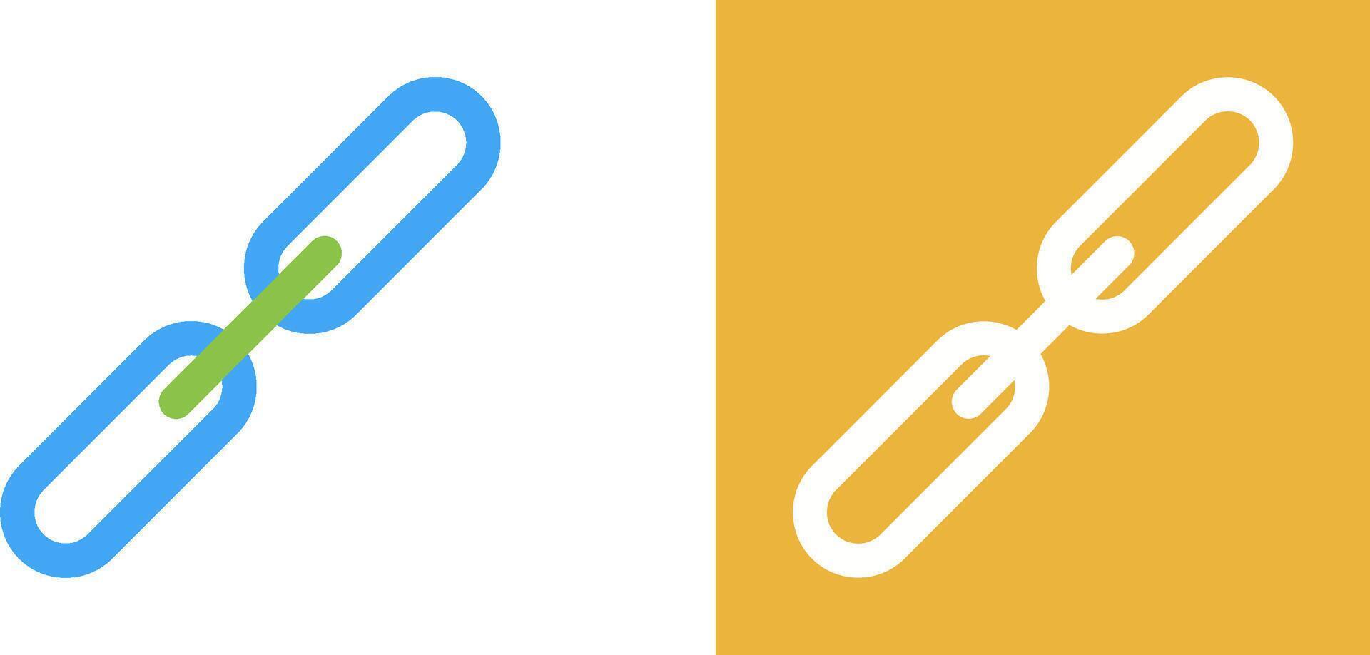 Link Building Icon Design vector