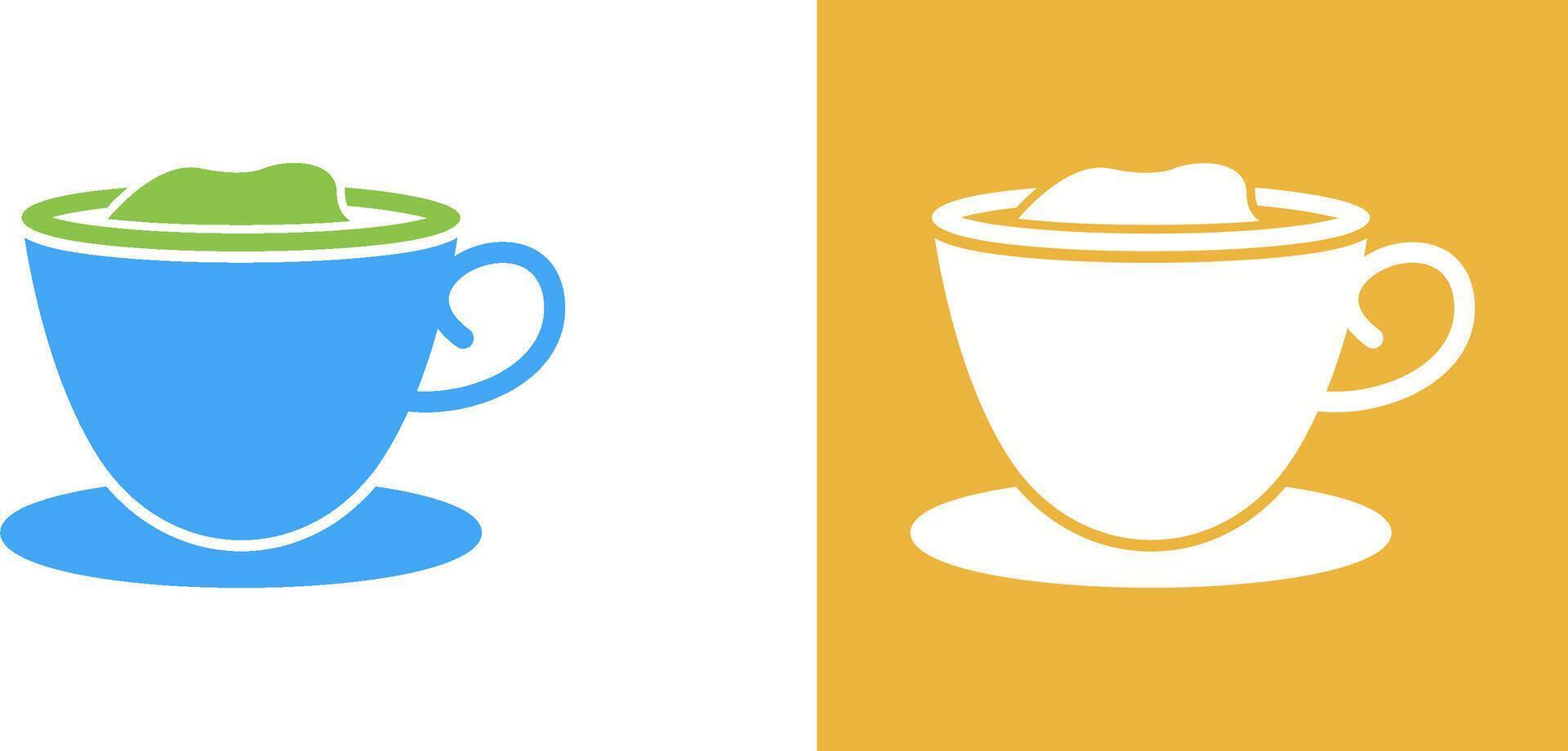 Creamy Coffee Icon Design vector