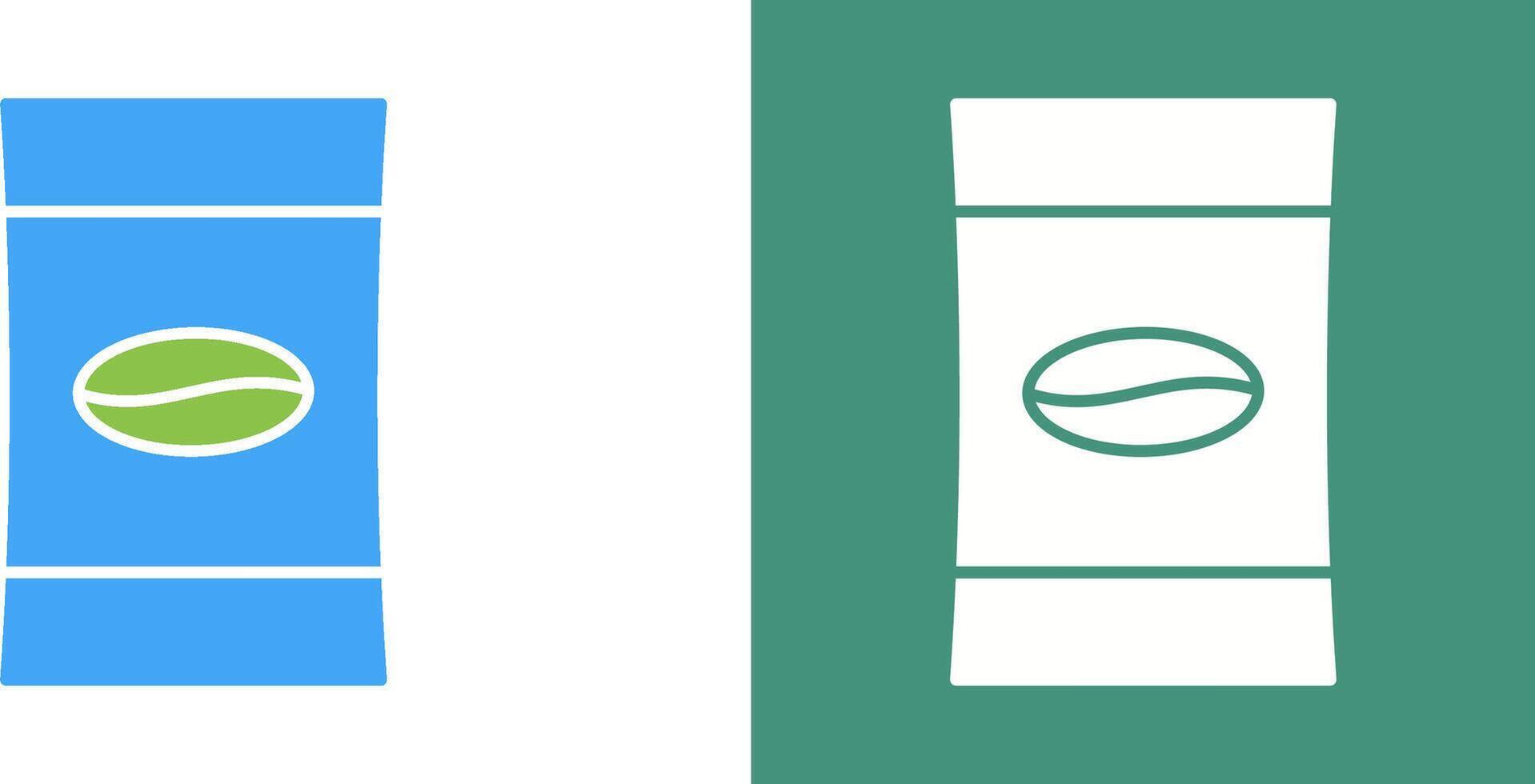 Coffee Packets Icon Design vector