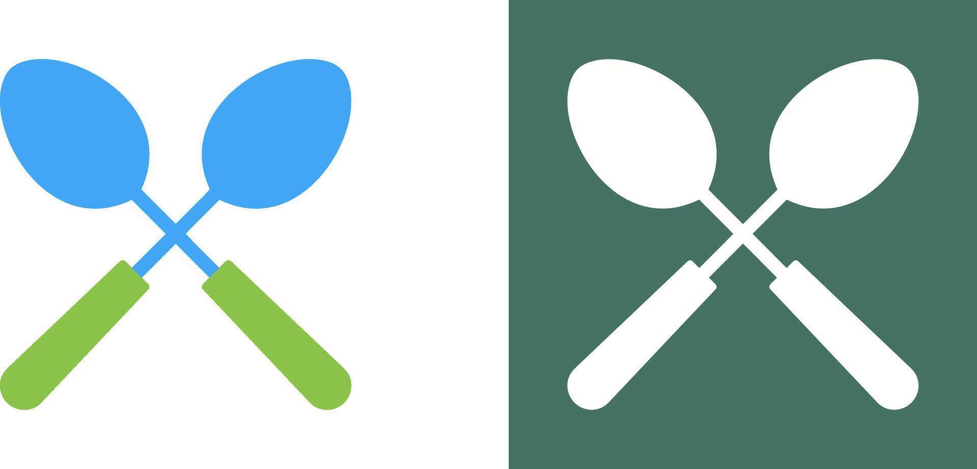 Spoons Icon Design vector