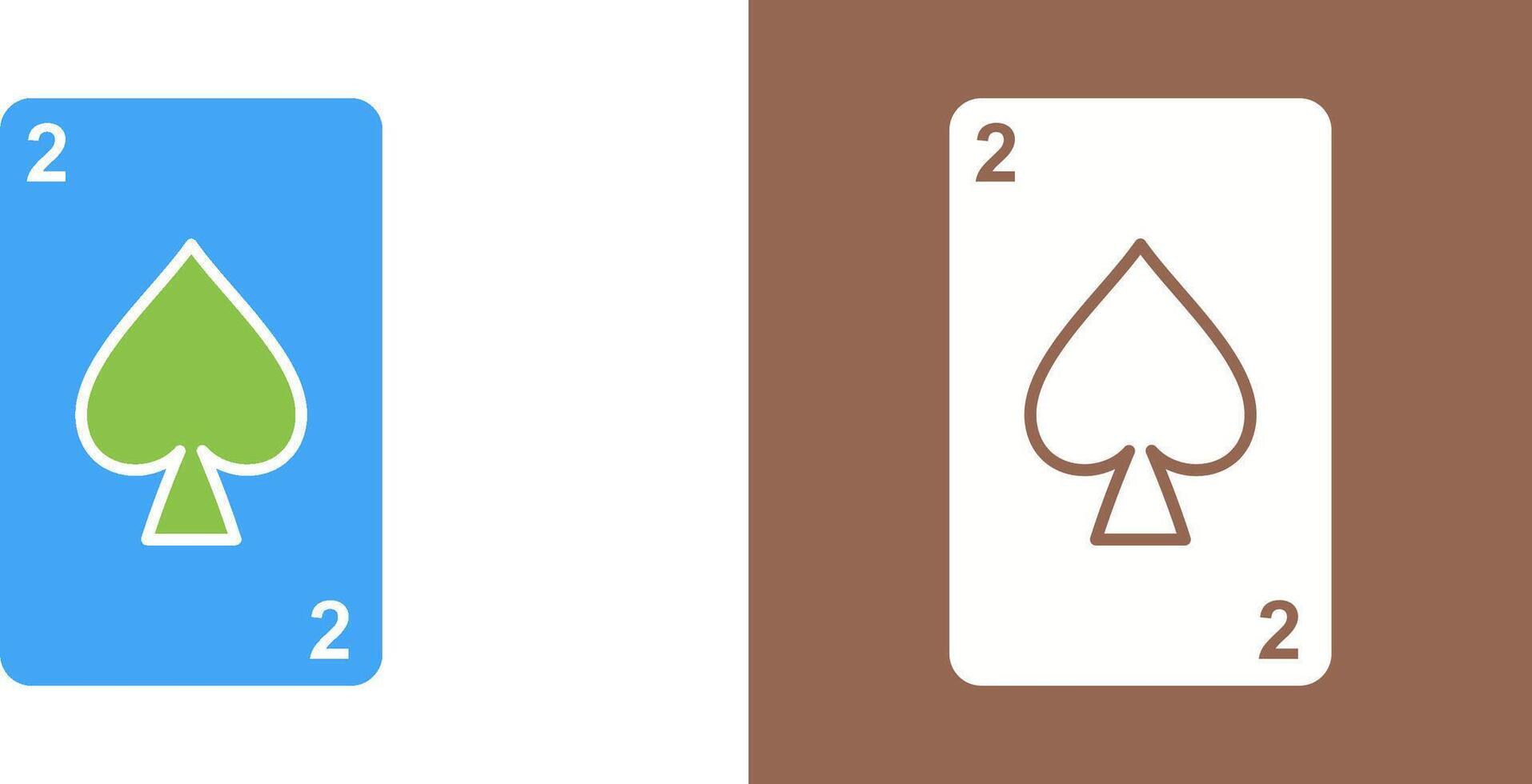 Spades Card Icon Design vector