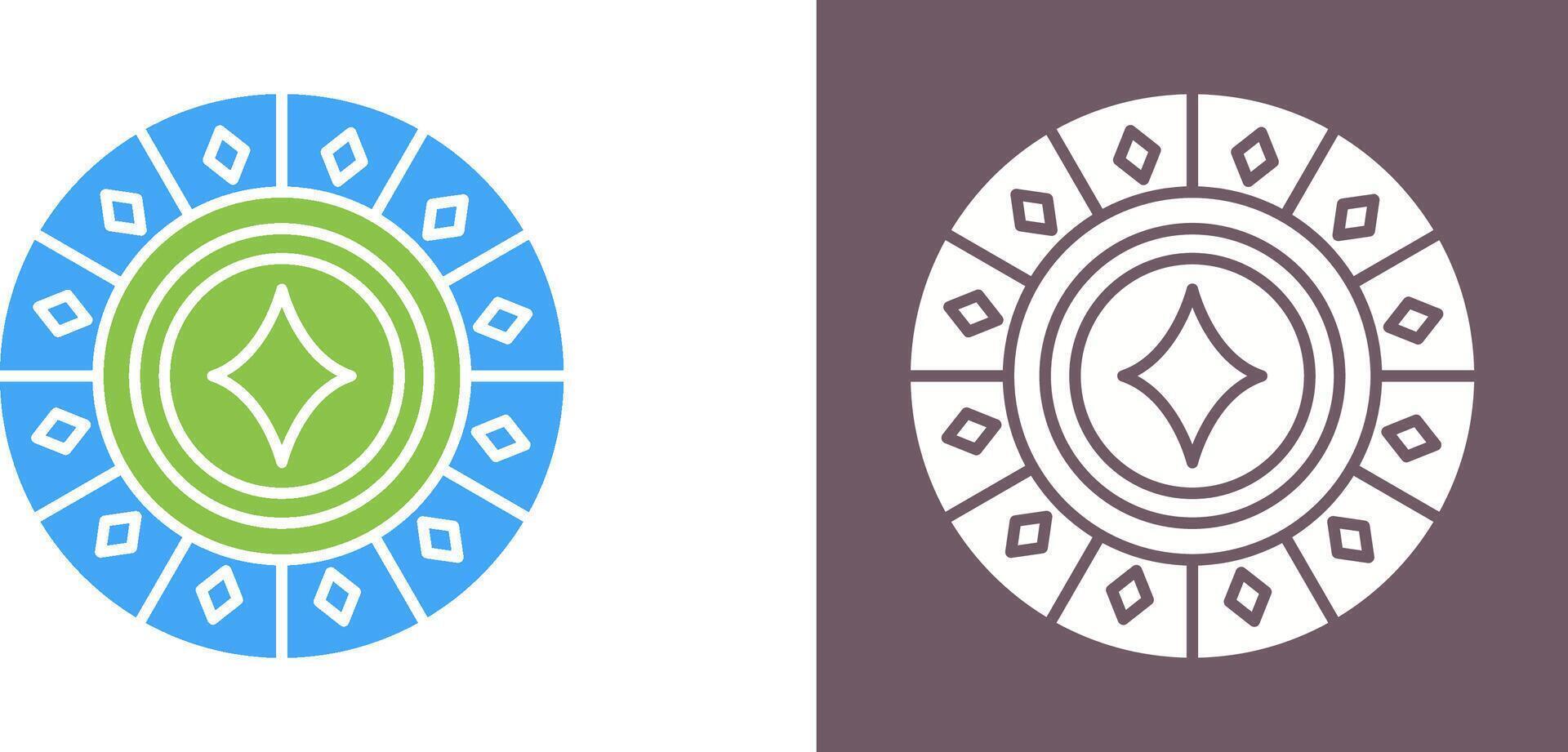 Diamond Chip Icon Design vector