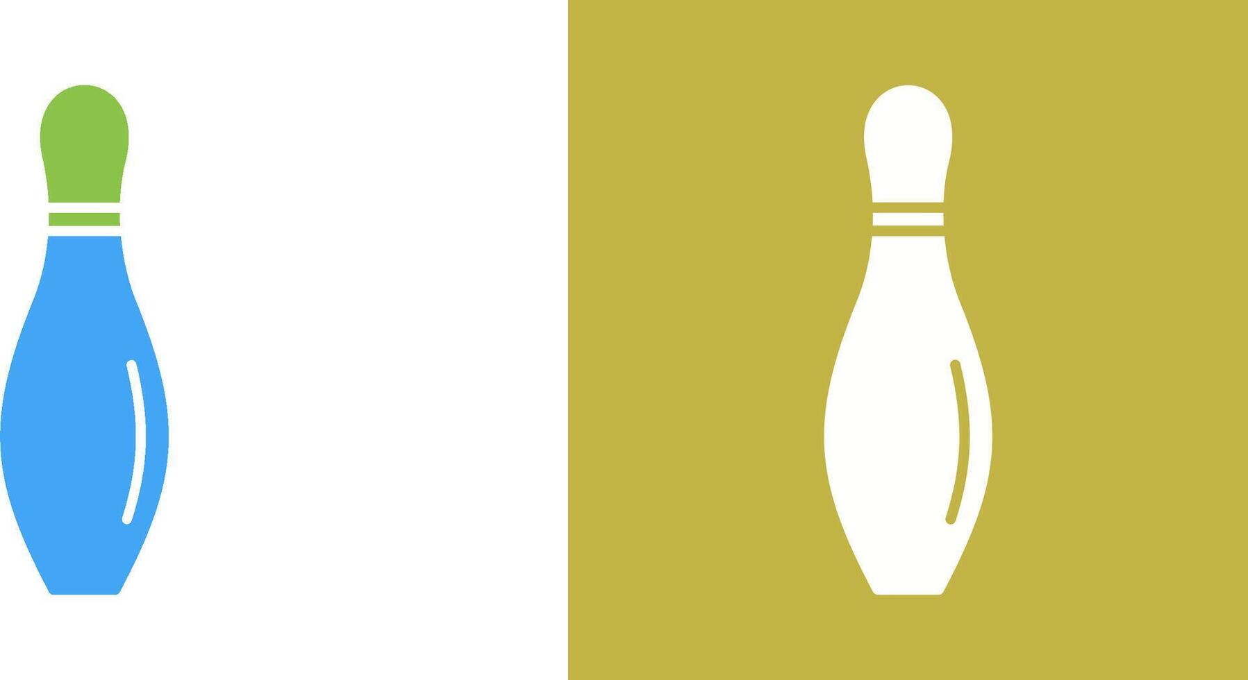 Bowling Pin Icon Design vector