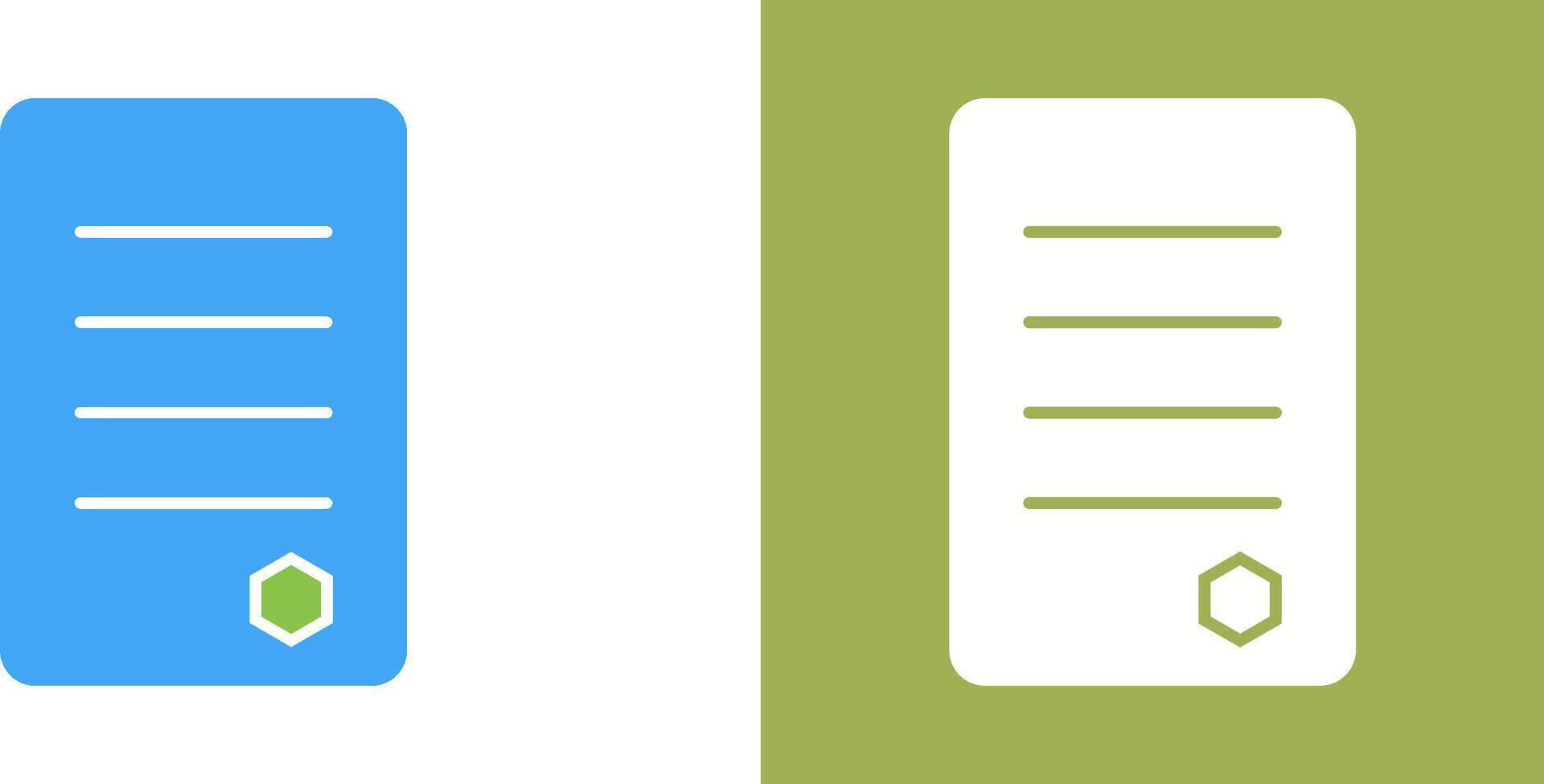 Unique Reports Icon Design vector