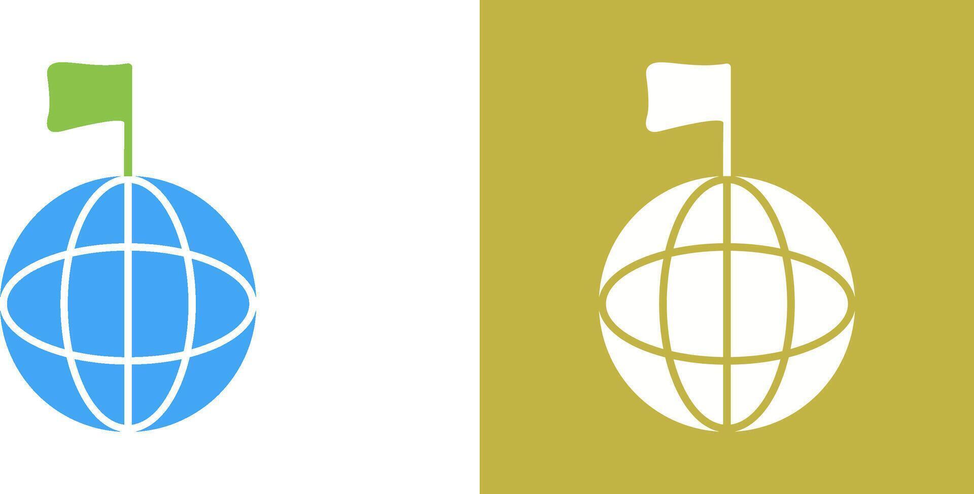 Unique Global Signals Icon Design vector