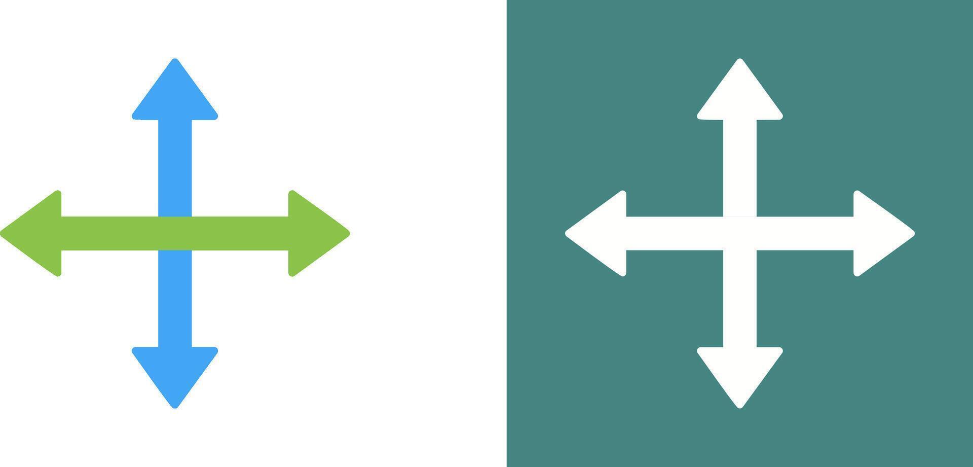 Unique Move Icon Design vector
