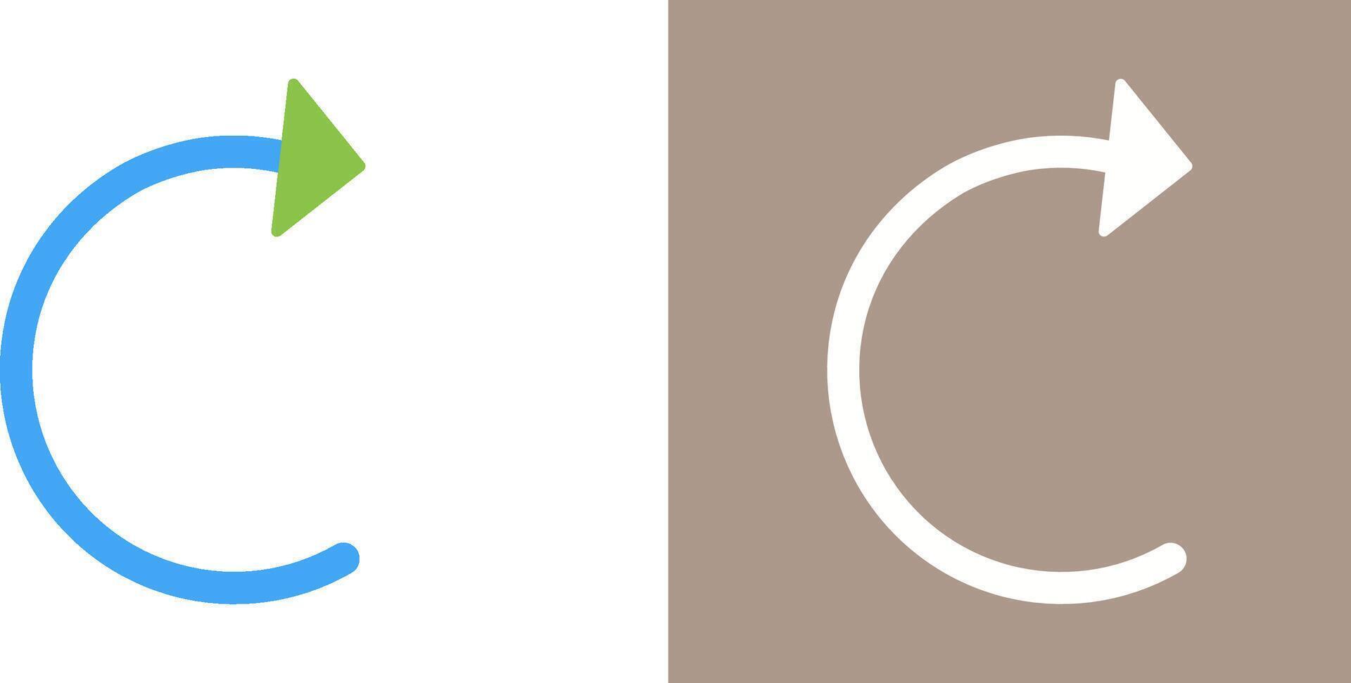 Unique Reload Icon Design vector