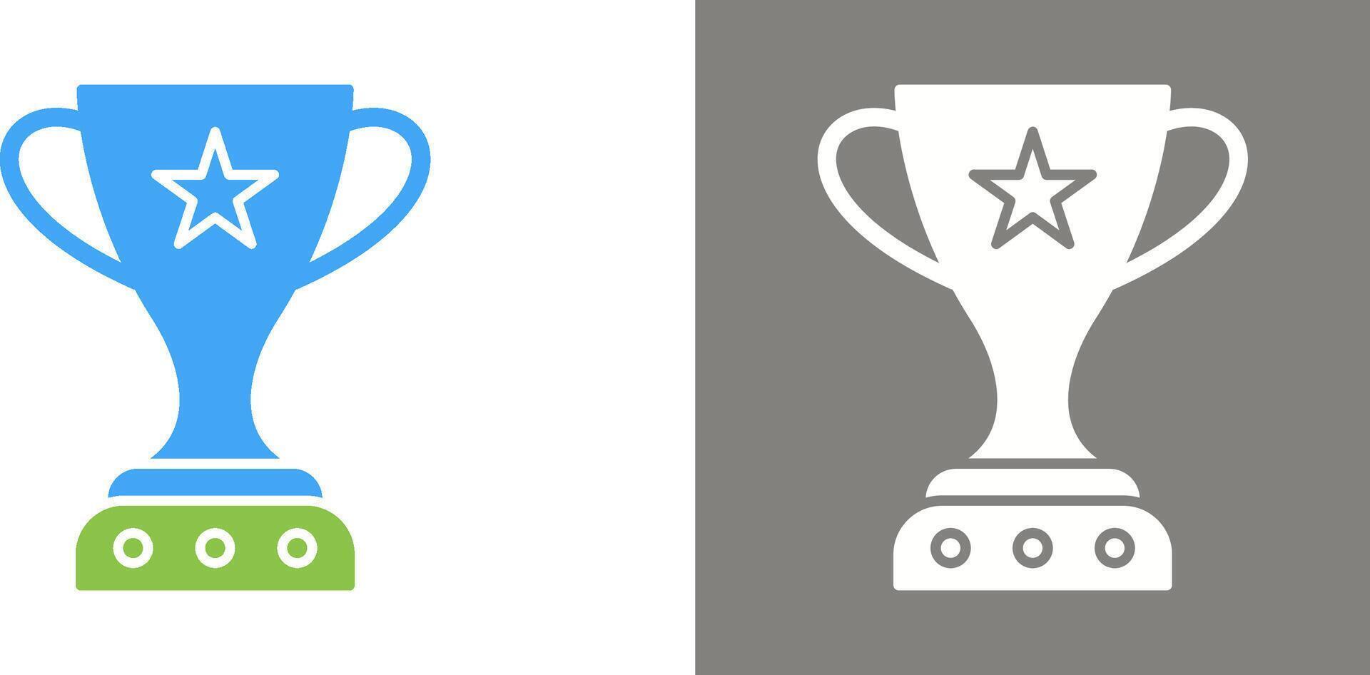 Unique Winner Icon Design vector