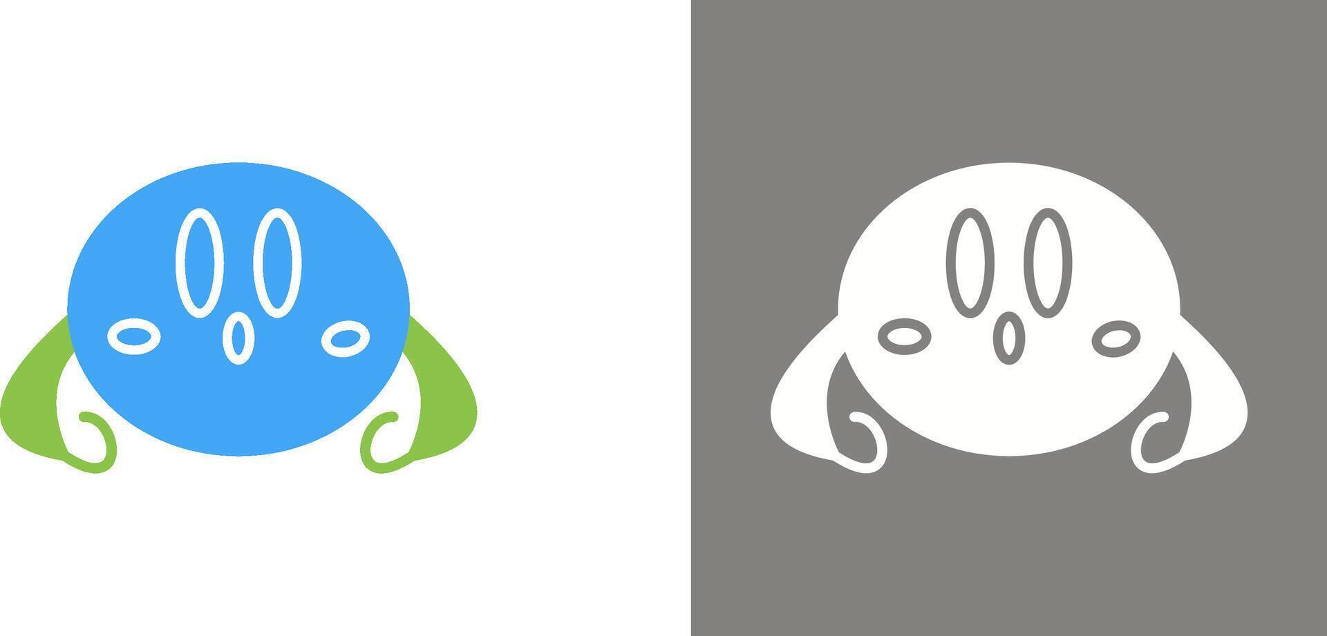 Unique Game Character Icon Design vector