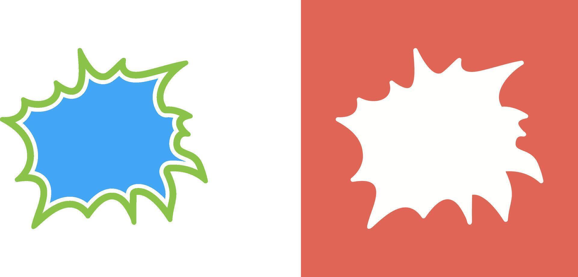 Unique Explosion Icon Design vector