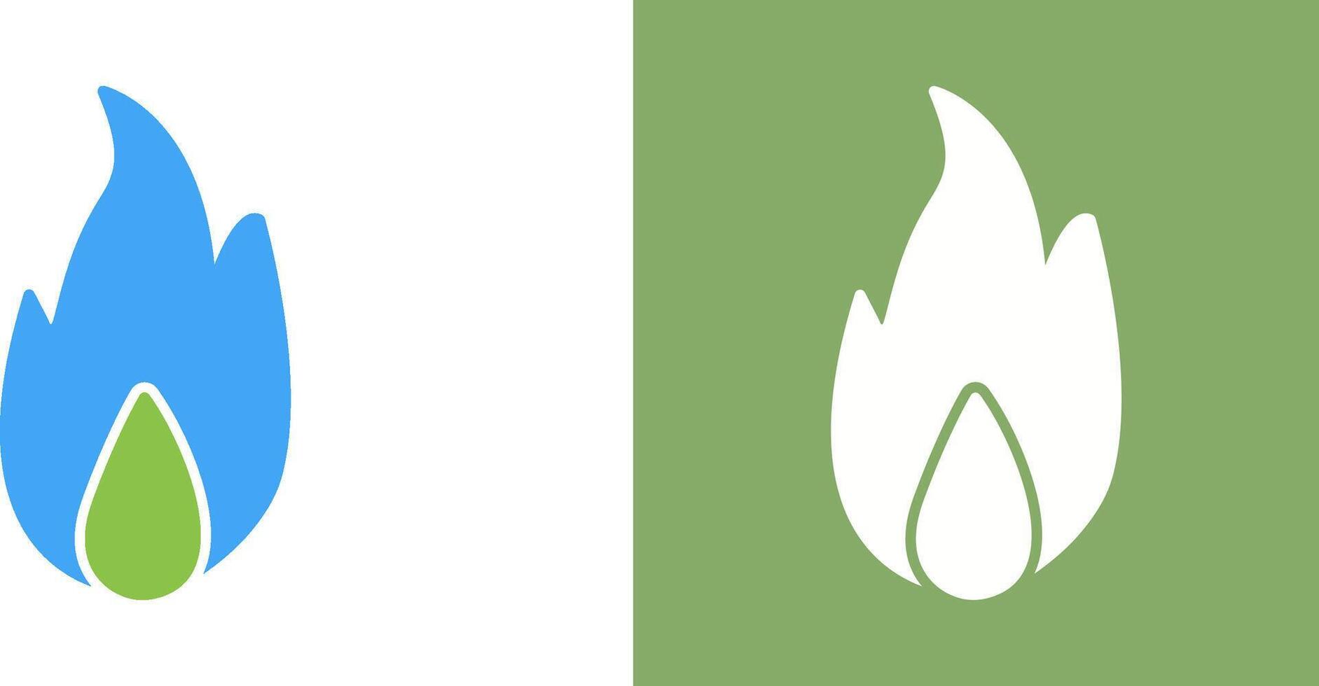 Unique Fire Icon Design vector