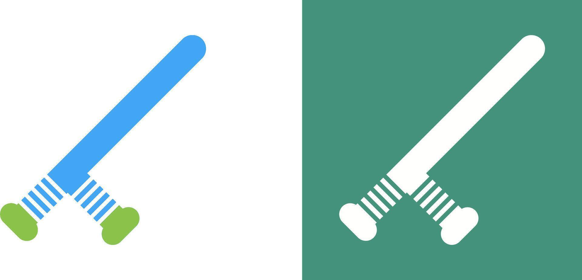 Baton Icon Design vector