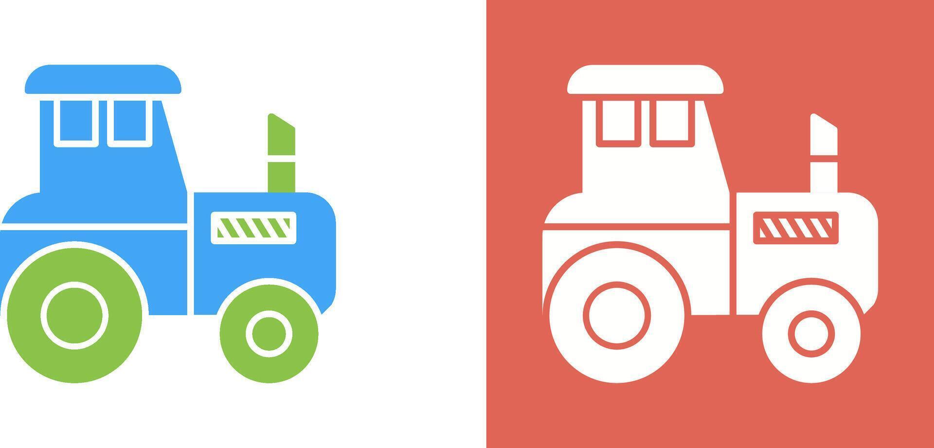 Tractor Icon Design vector