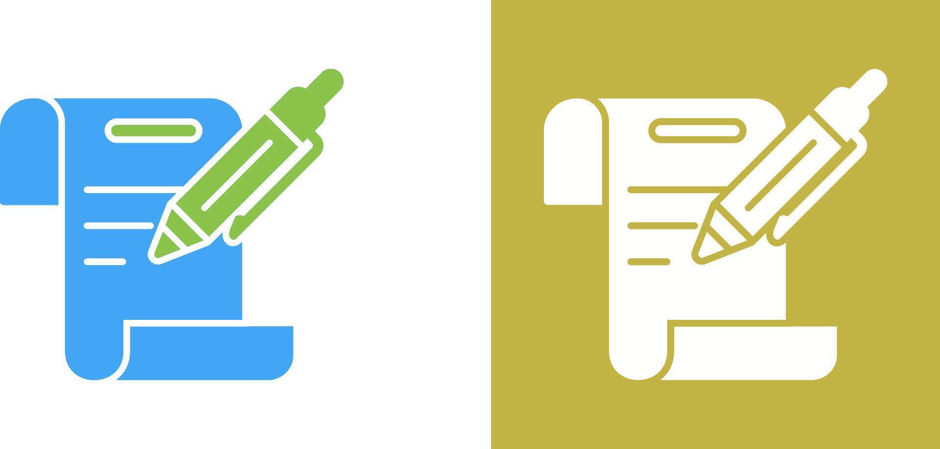 Contract Icon Design vector