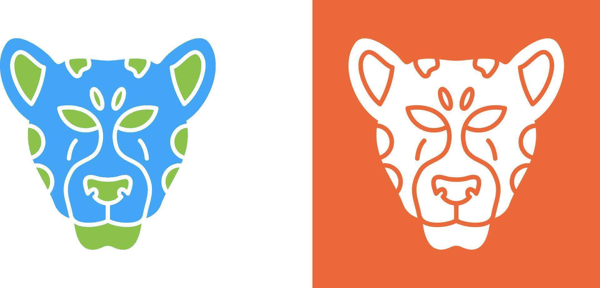 leopard Icon Design vector