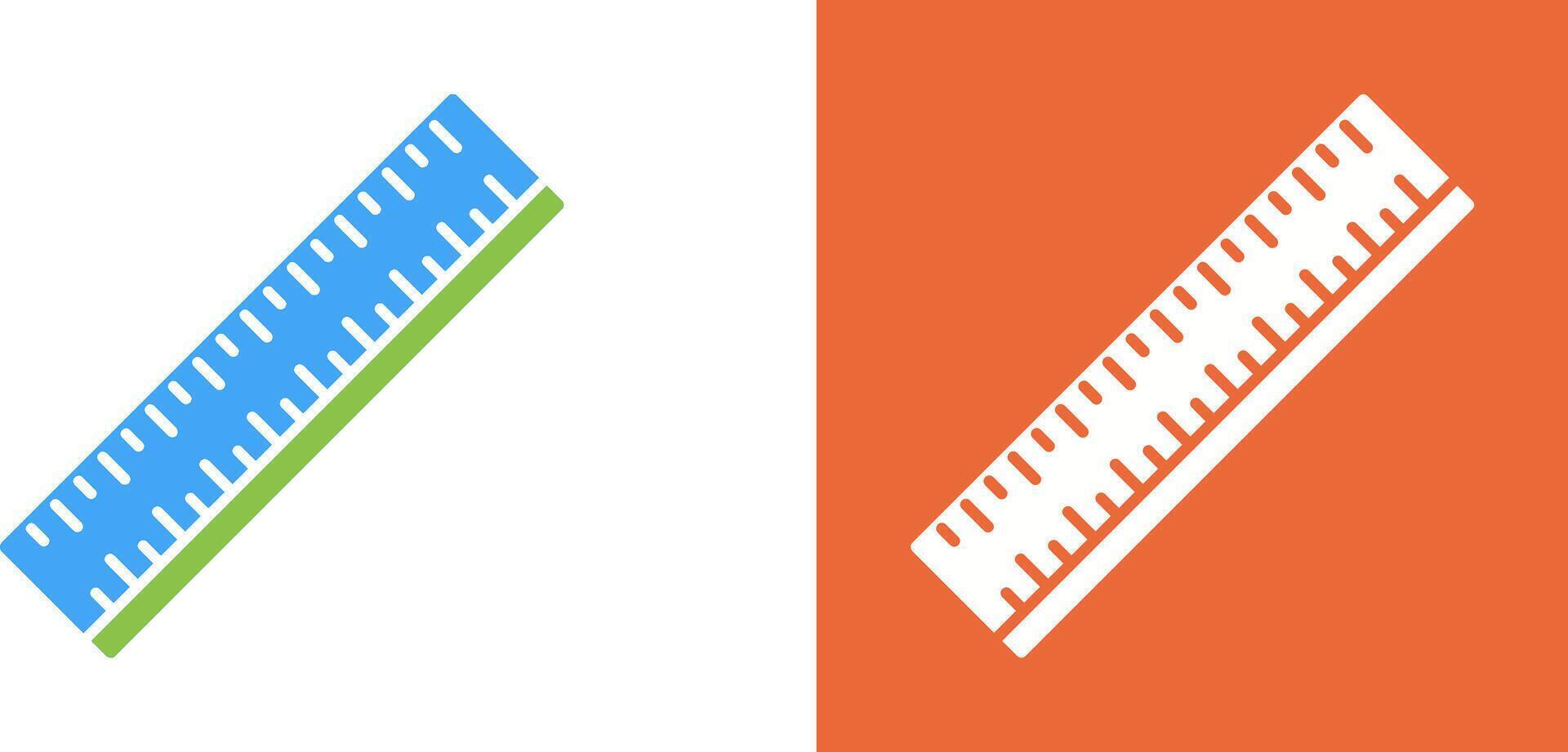 Ruler Icon Design vector