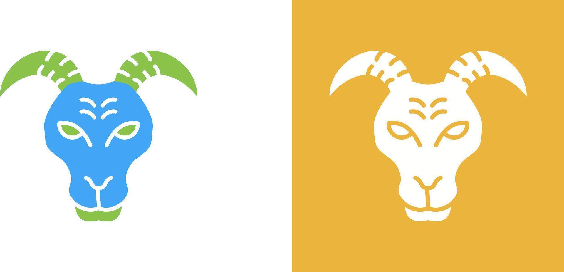 Goat Icon Design vector
