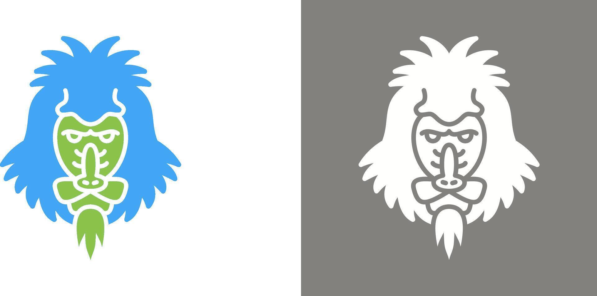 Mandrill Icon Design vector