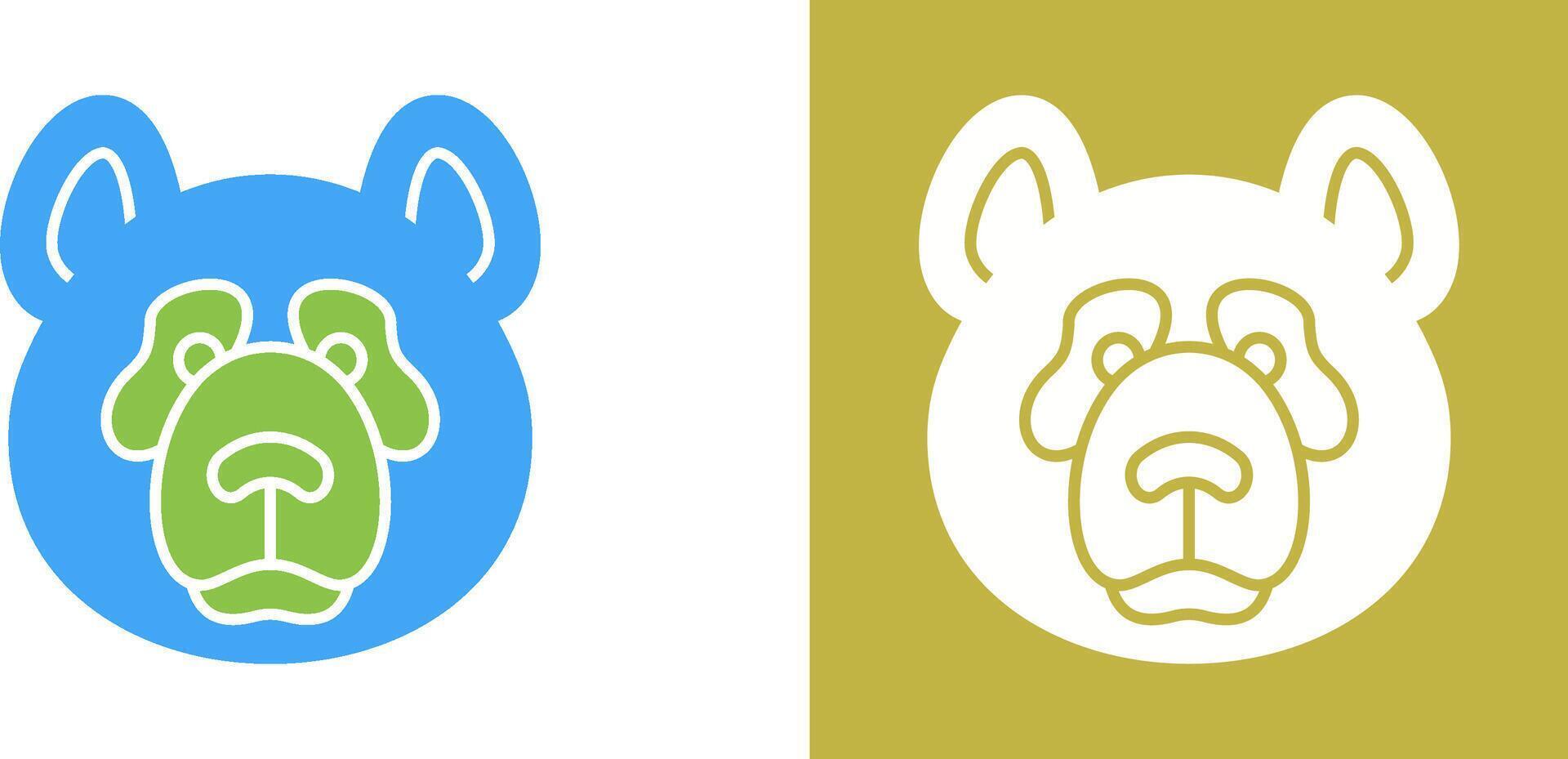 Panda Icon Design vector