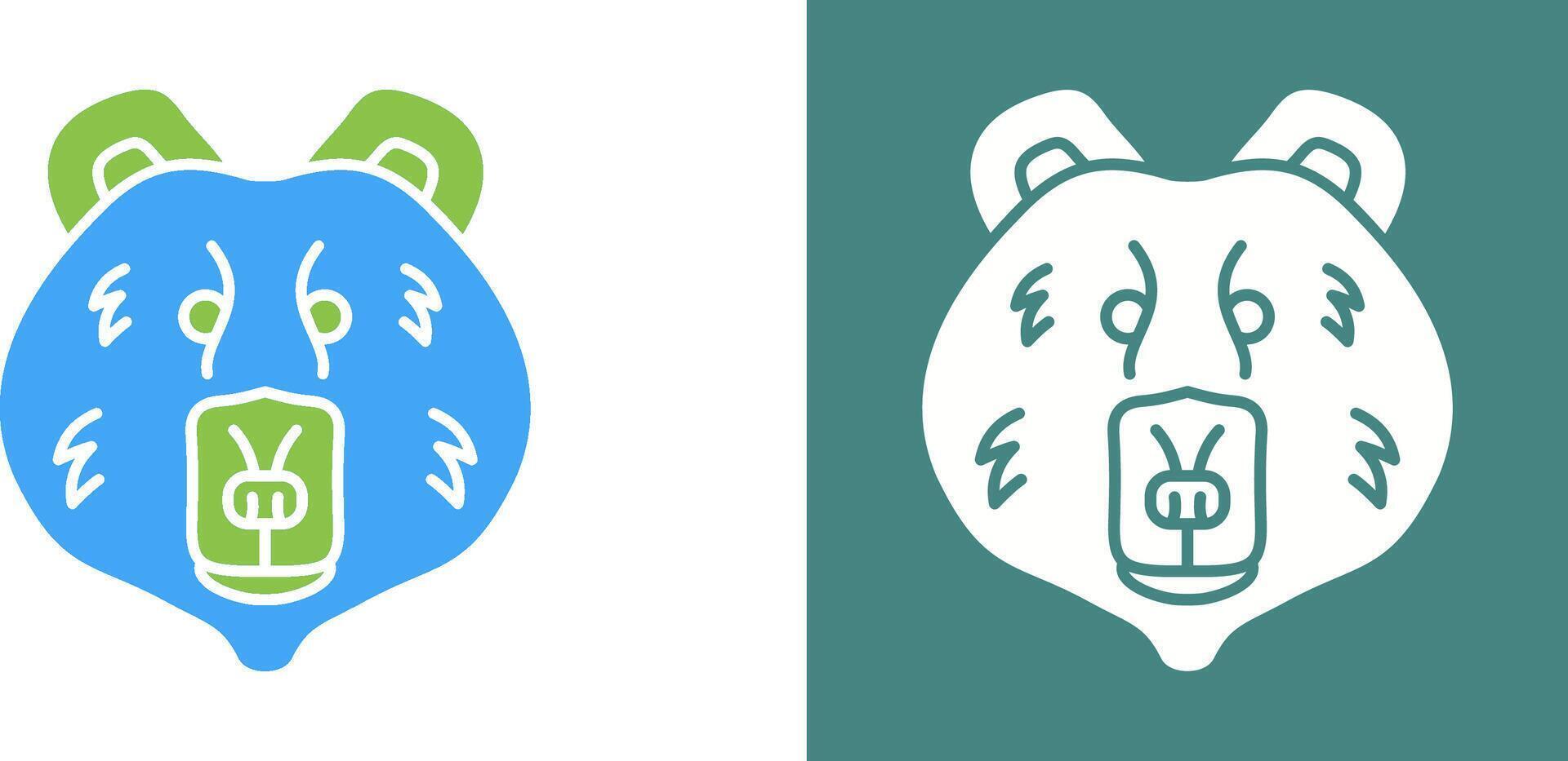 Polar Bear Icon Design vector