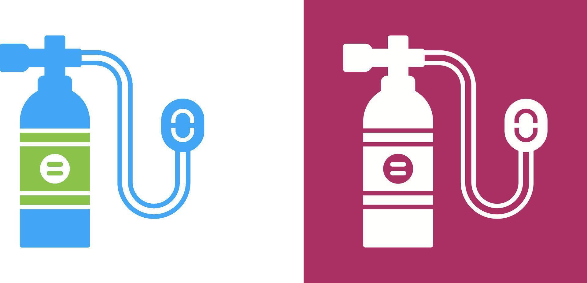 Oxygen Tank Icon Design vector