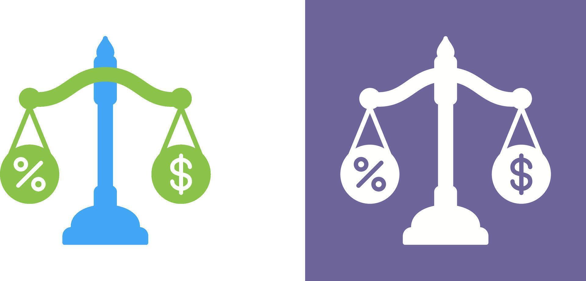 Scale Icon Design vector