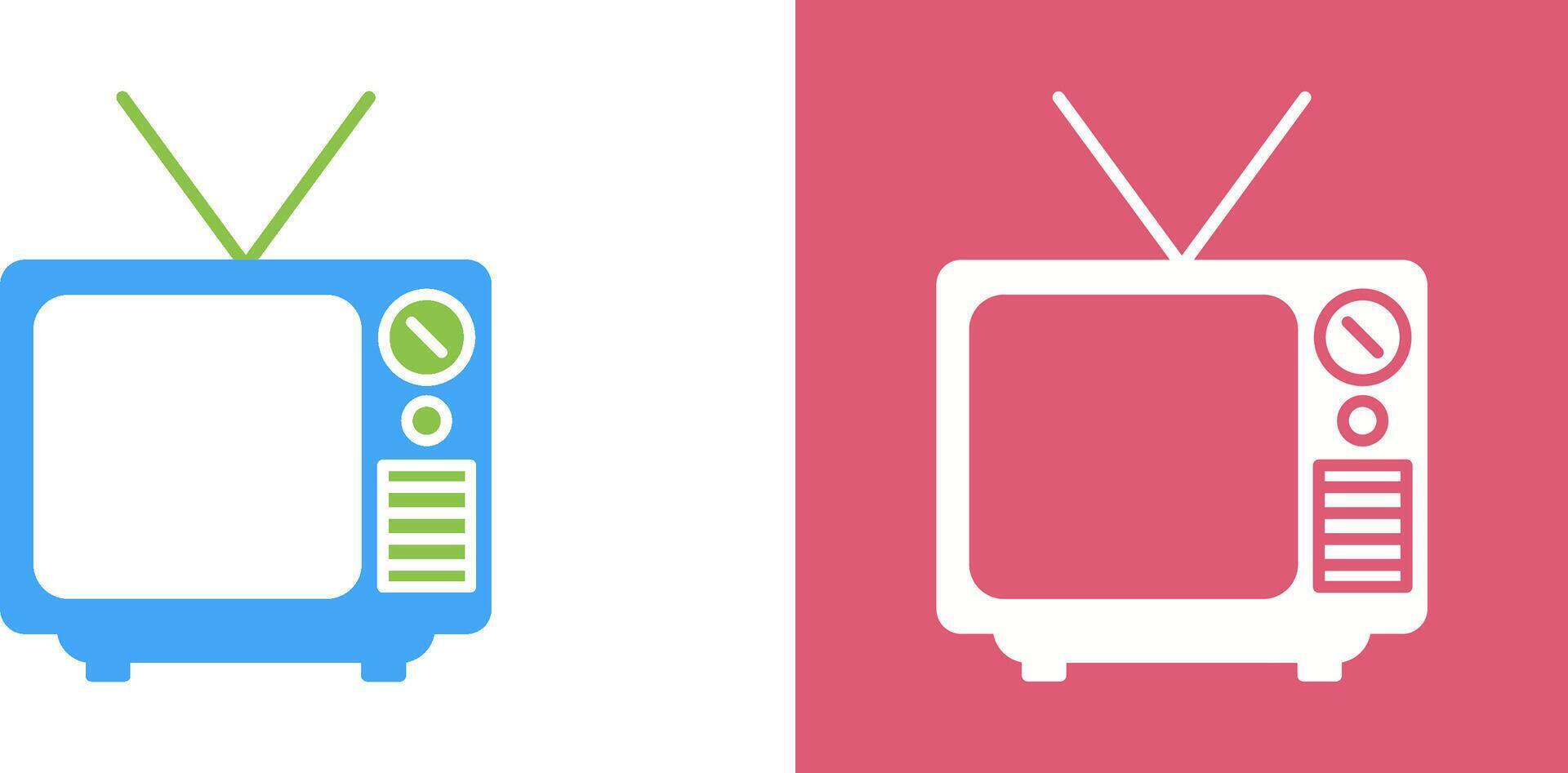 Television Broadcast Icon Design vector