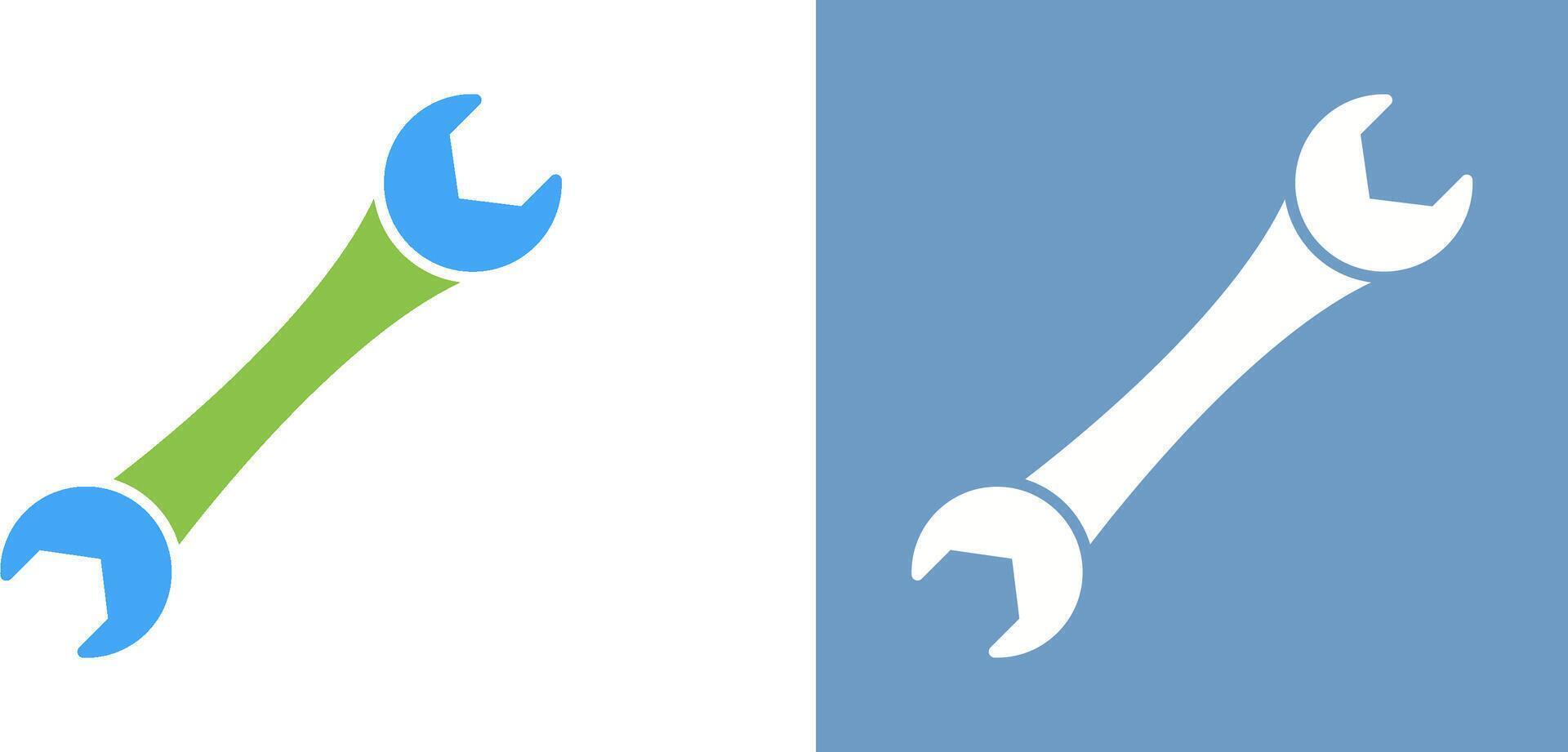 Spanner Icon Design vector