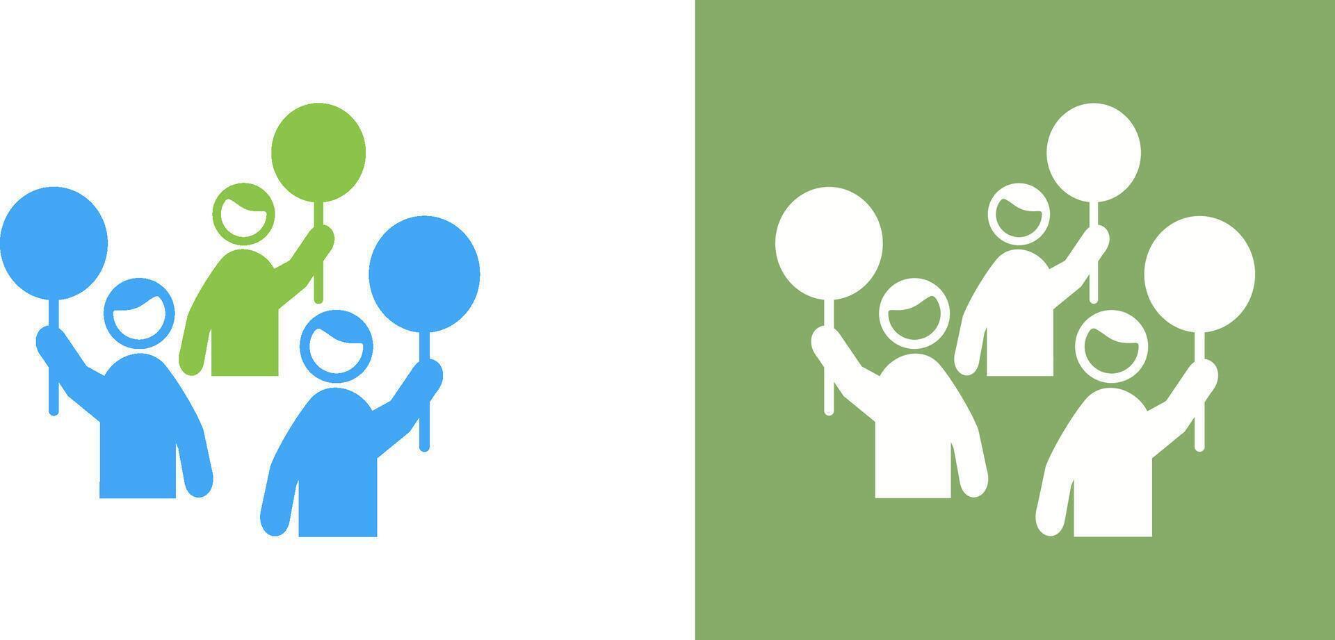 Protest Icon Design vector