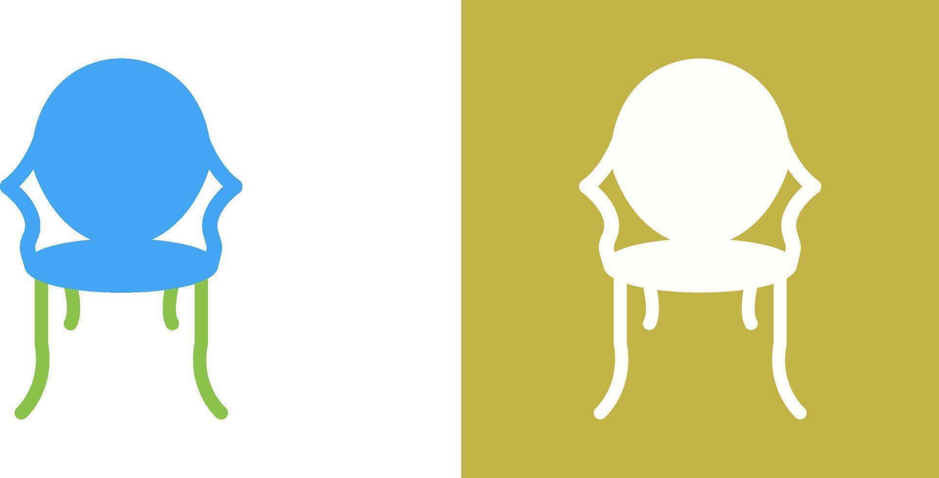 Ancient Chair Icon Design vector