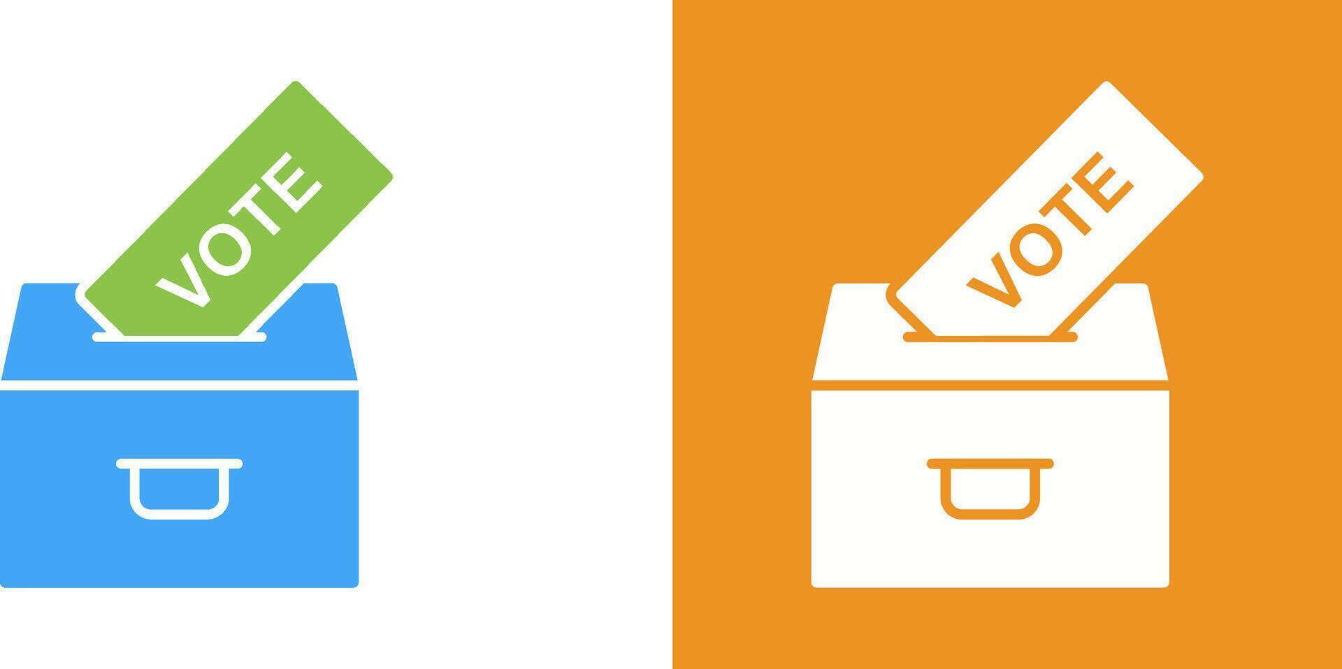 Casting Vote Icon Design vector