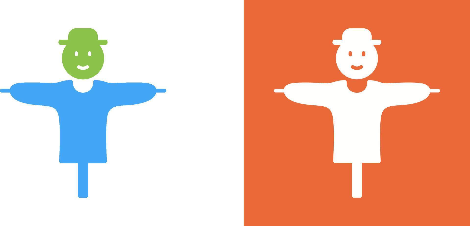Scare Crow Icon Design vector