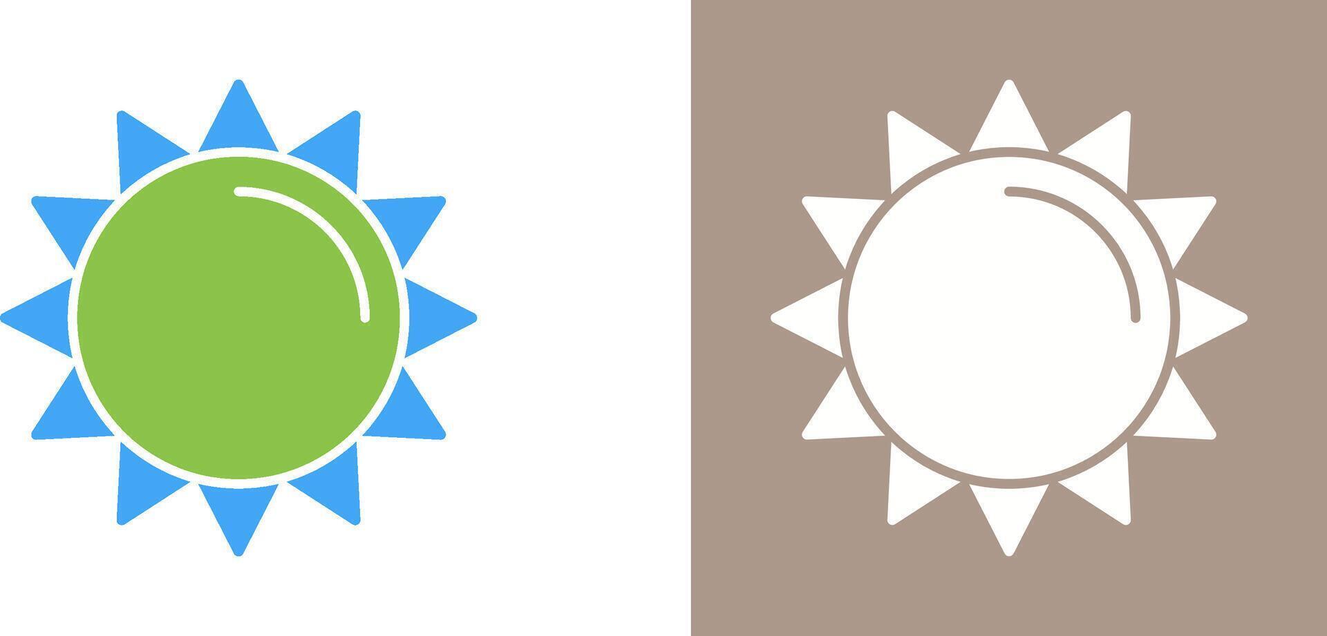 Sun Icon Design vector