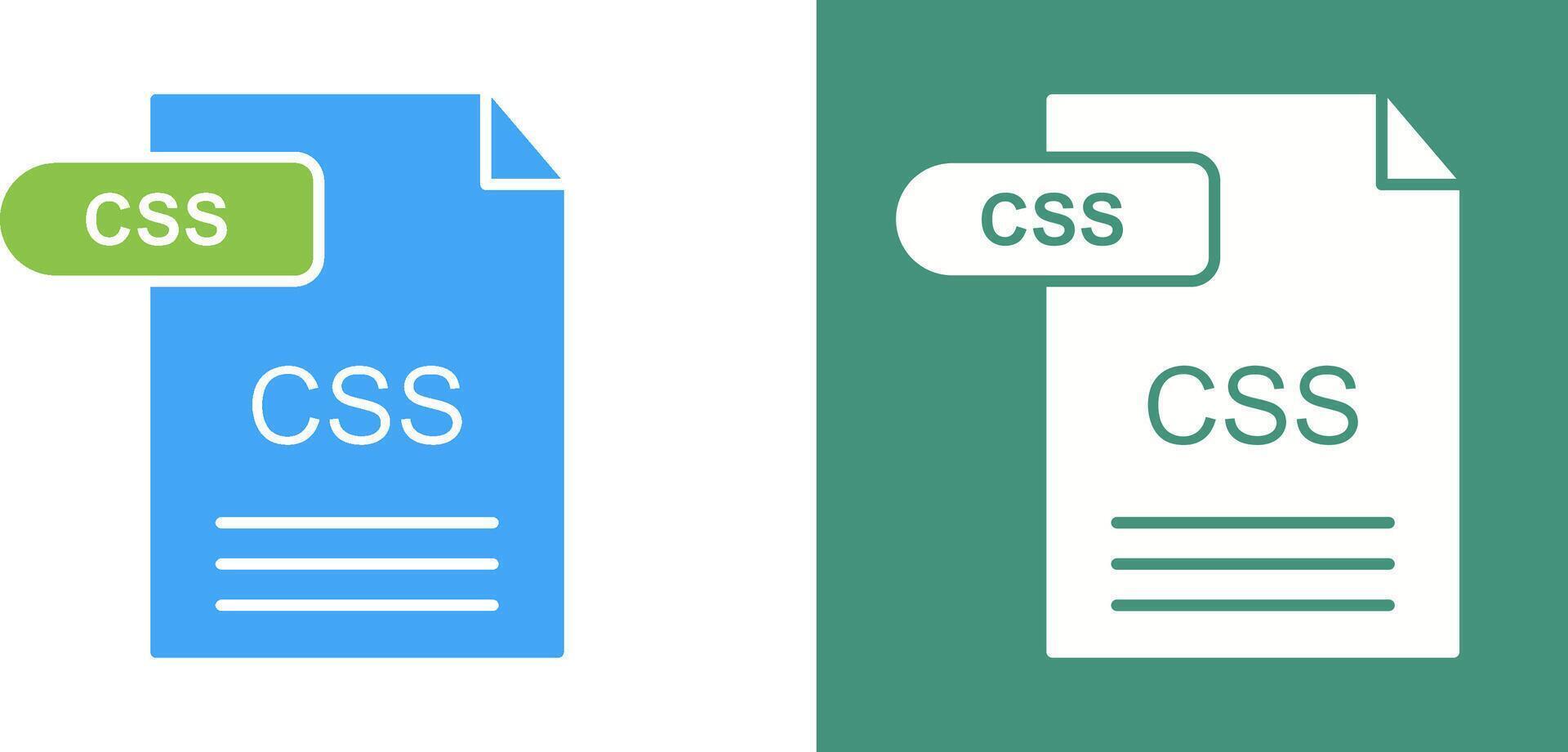 CSS Icon Design vector