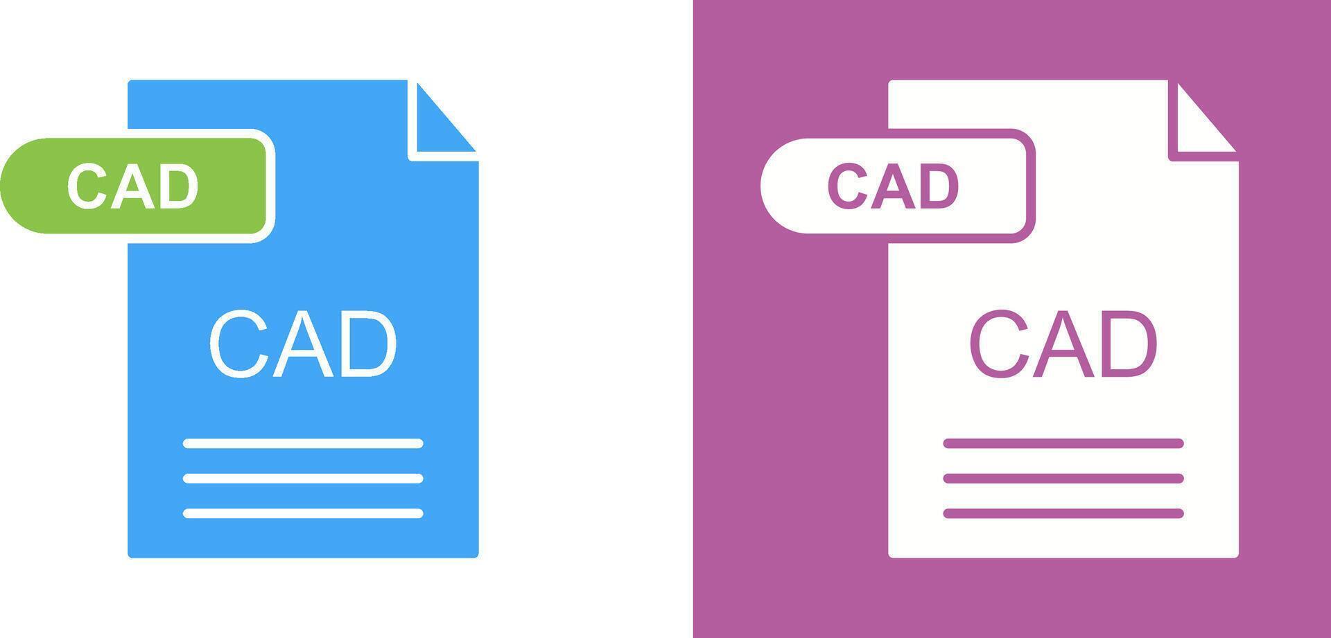 CAD Icon Design vector