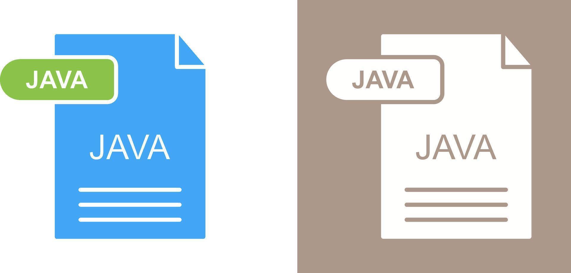 Java Icon Design vector