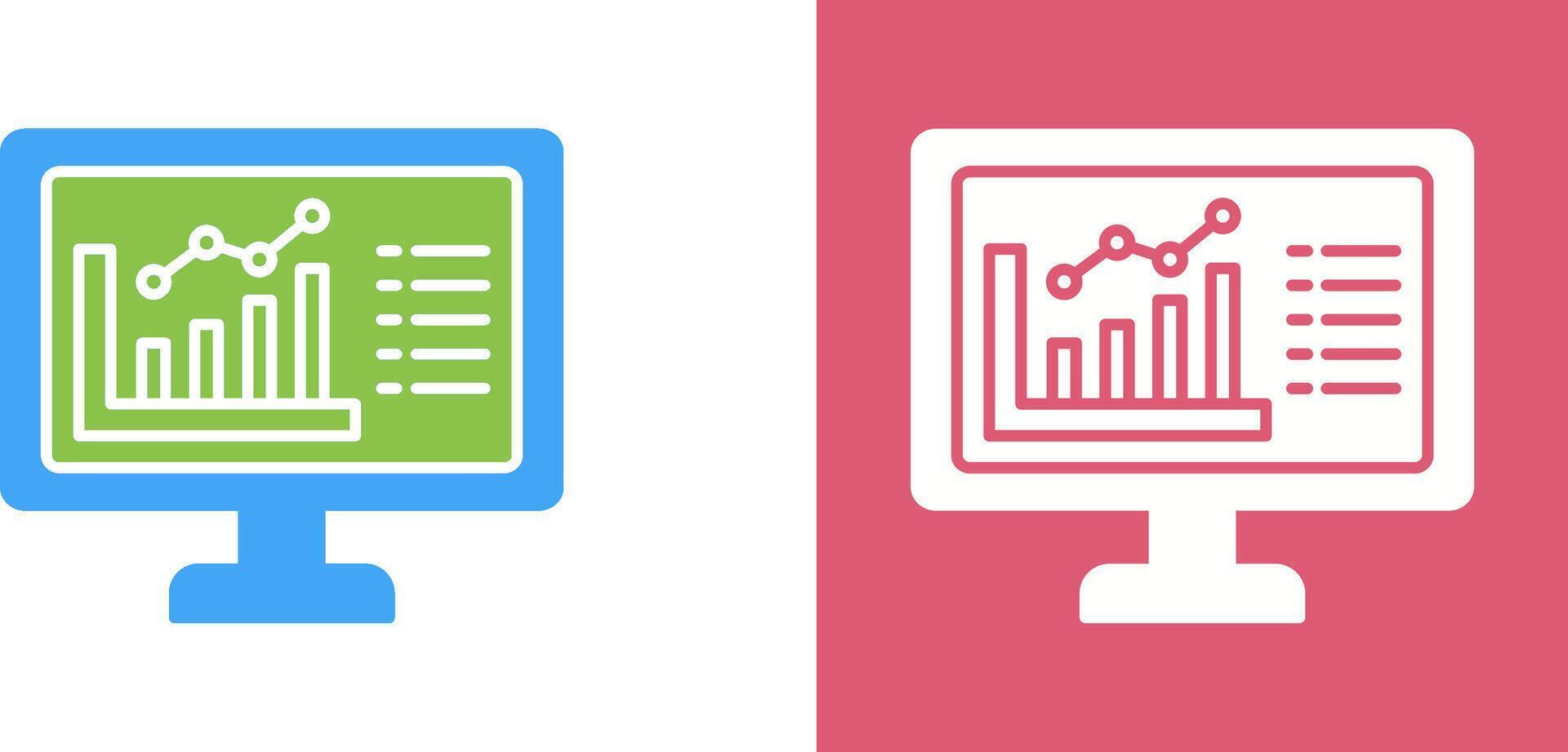 Graph Icon Design vector