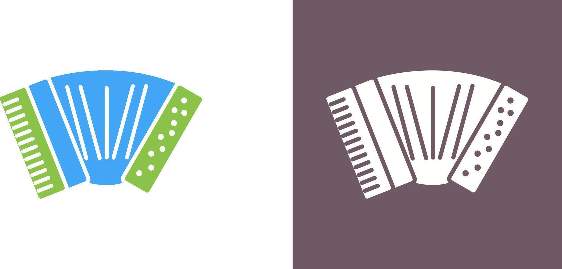 Accordion Icon Design vector