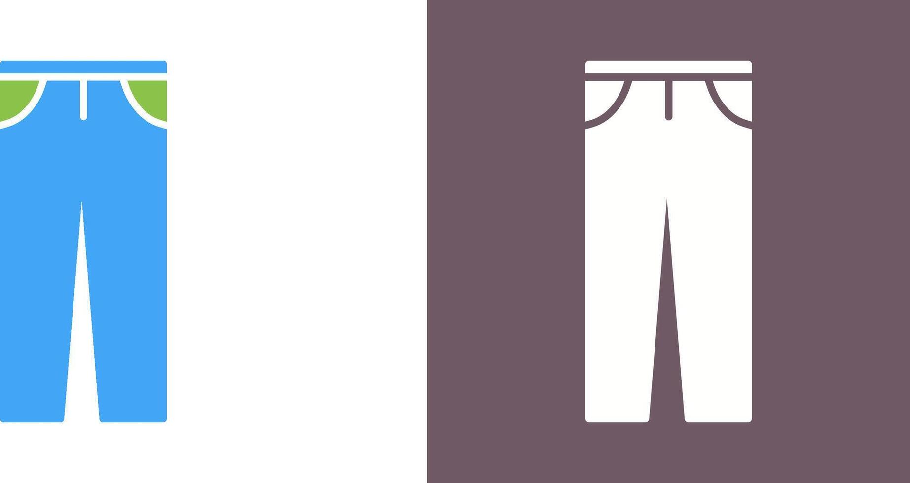 Pants Icon Design vector