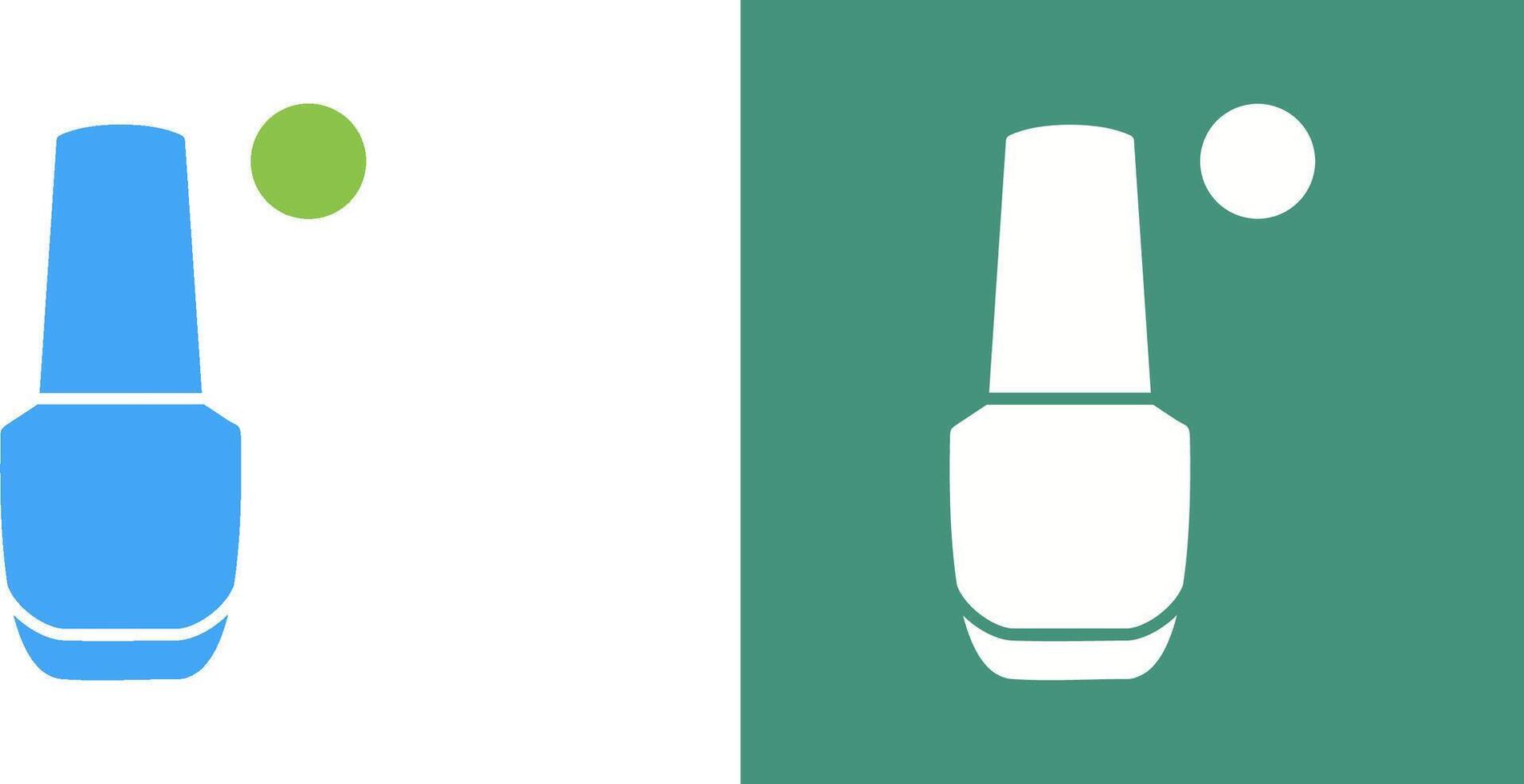 Nailpolish Icon Design vector