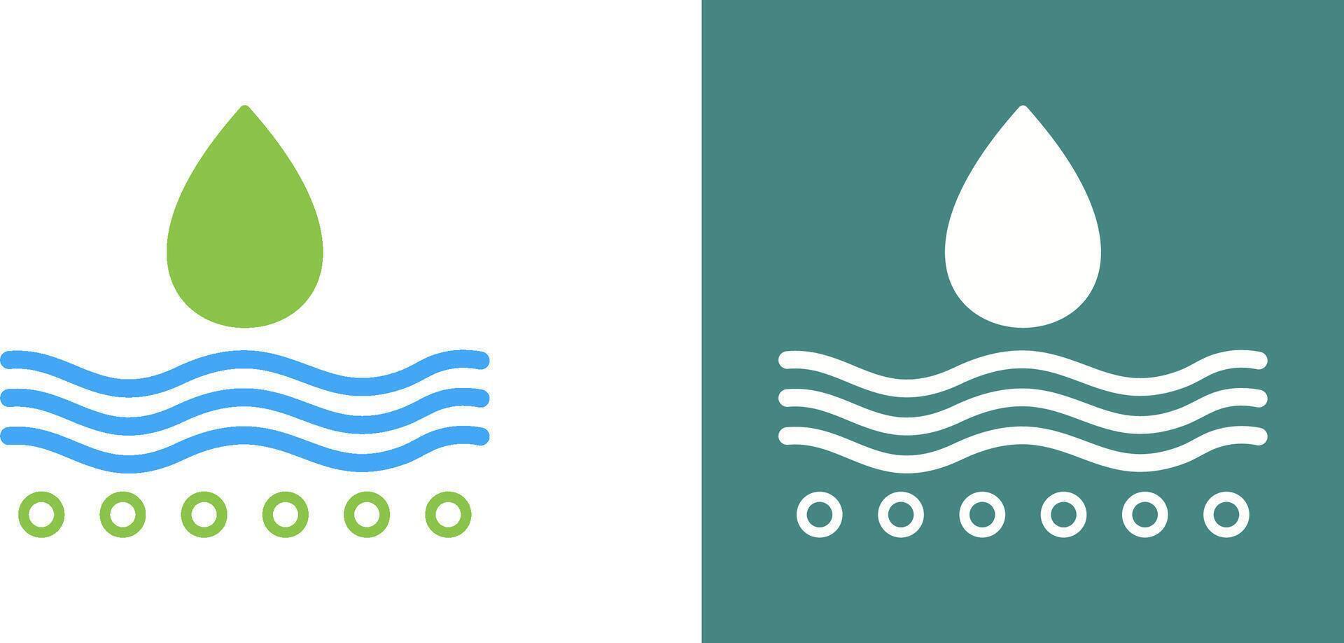 Moisture Icon Design vector
