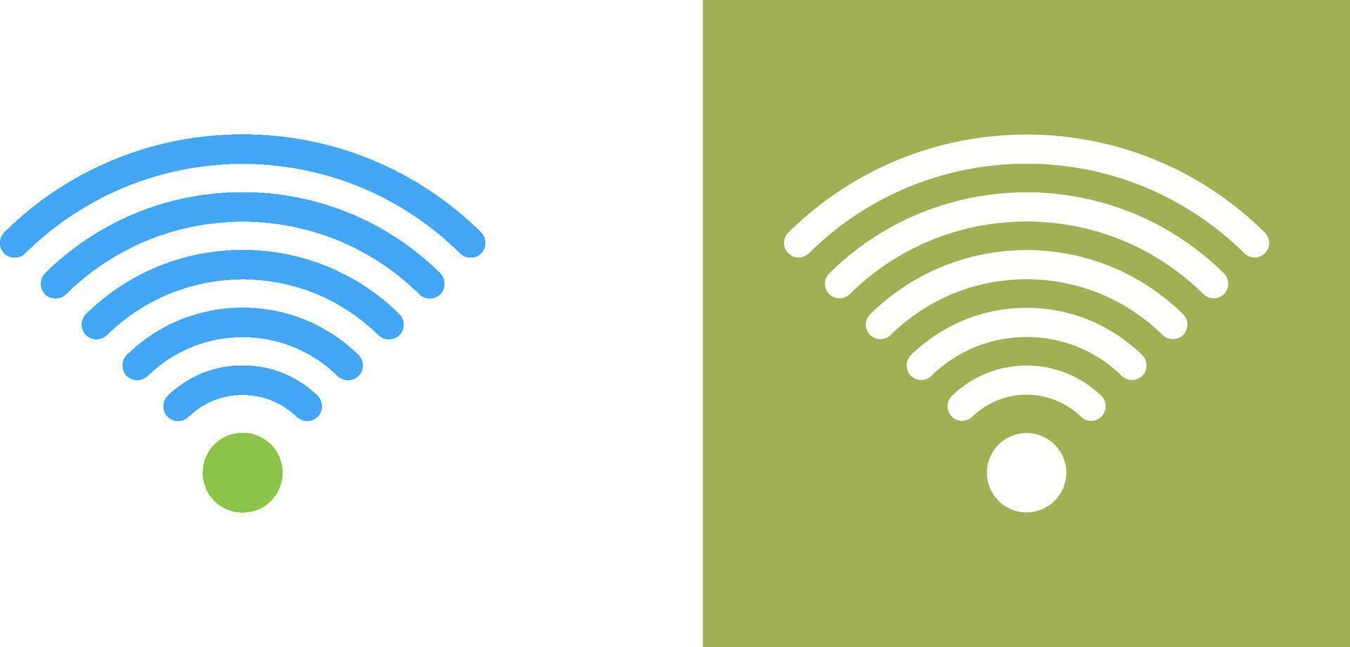 Signal on User Icon Design vector