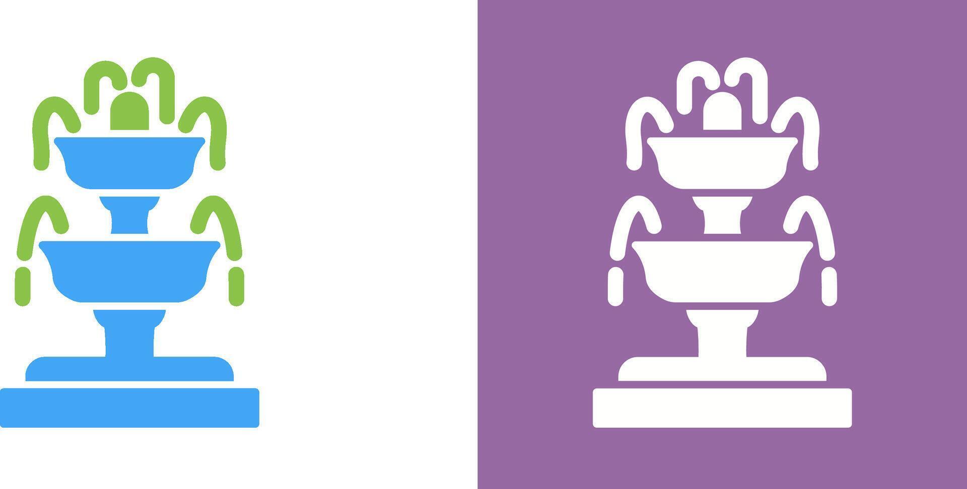 Fountain Icon Design vector
